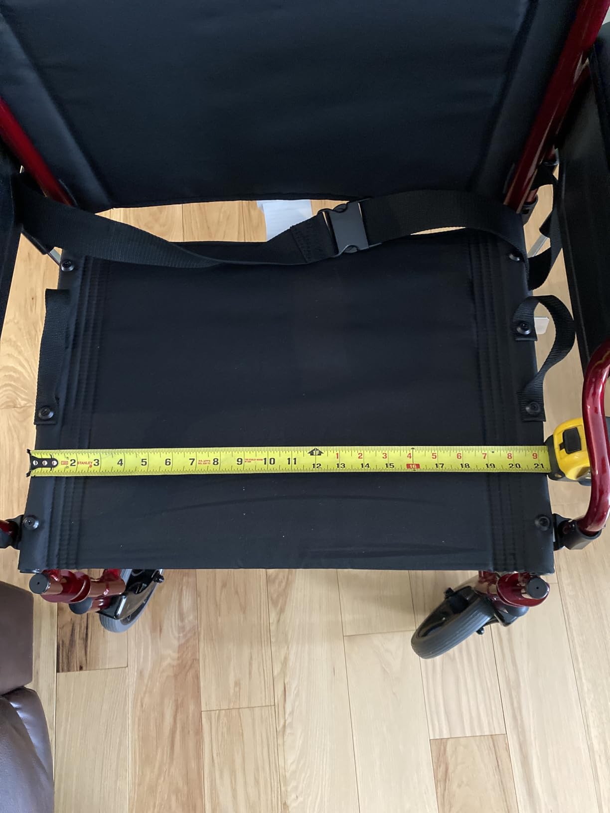 NOVA Heavy Duty Bariatric Transport Chair with 400 lb. Weight Capacity, 22