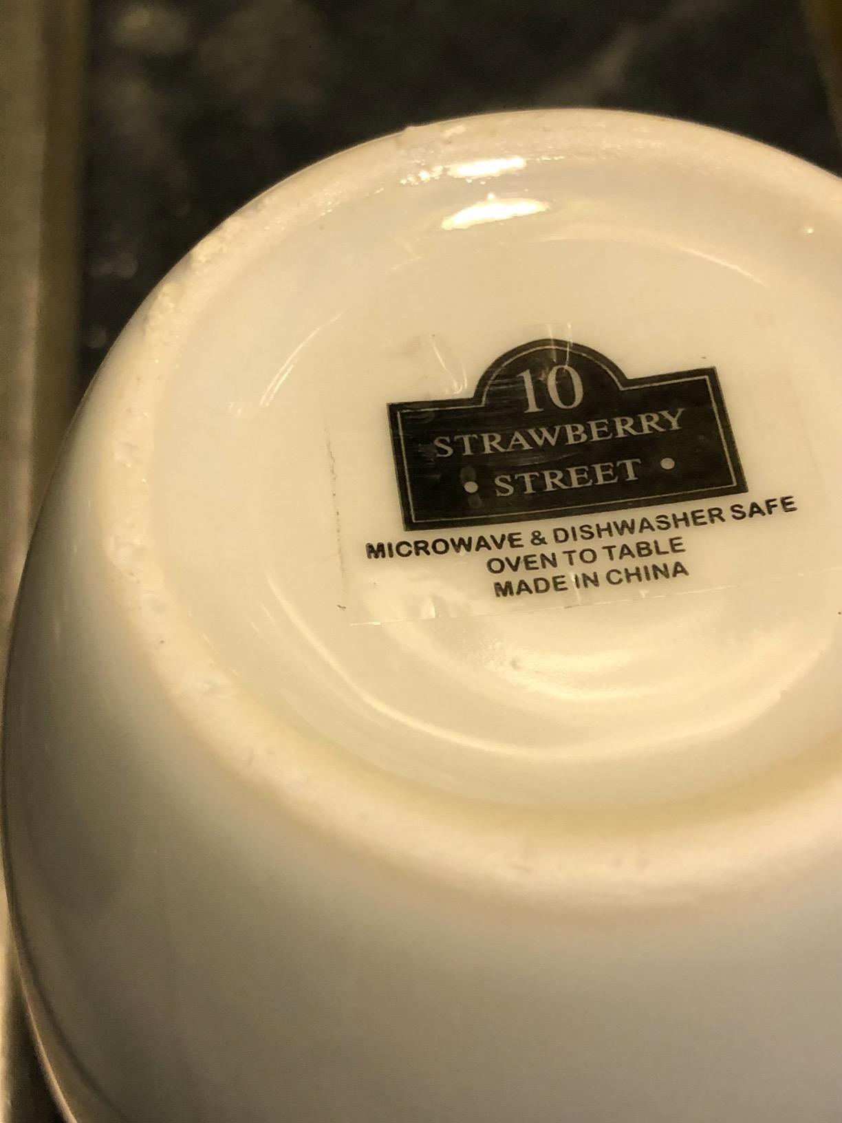 10 Strawberry Street Simply Square 16 Piece Dinnerware Set, Porcelain, White customer photo 1