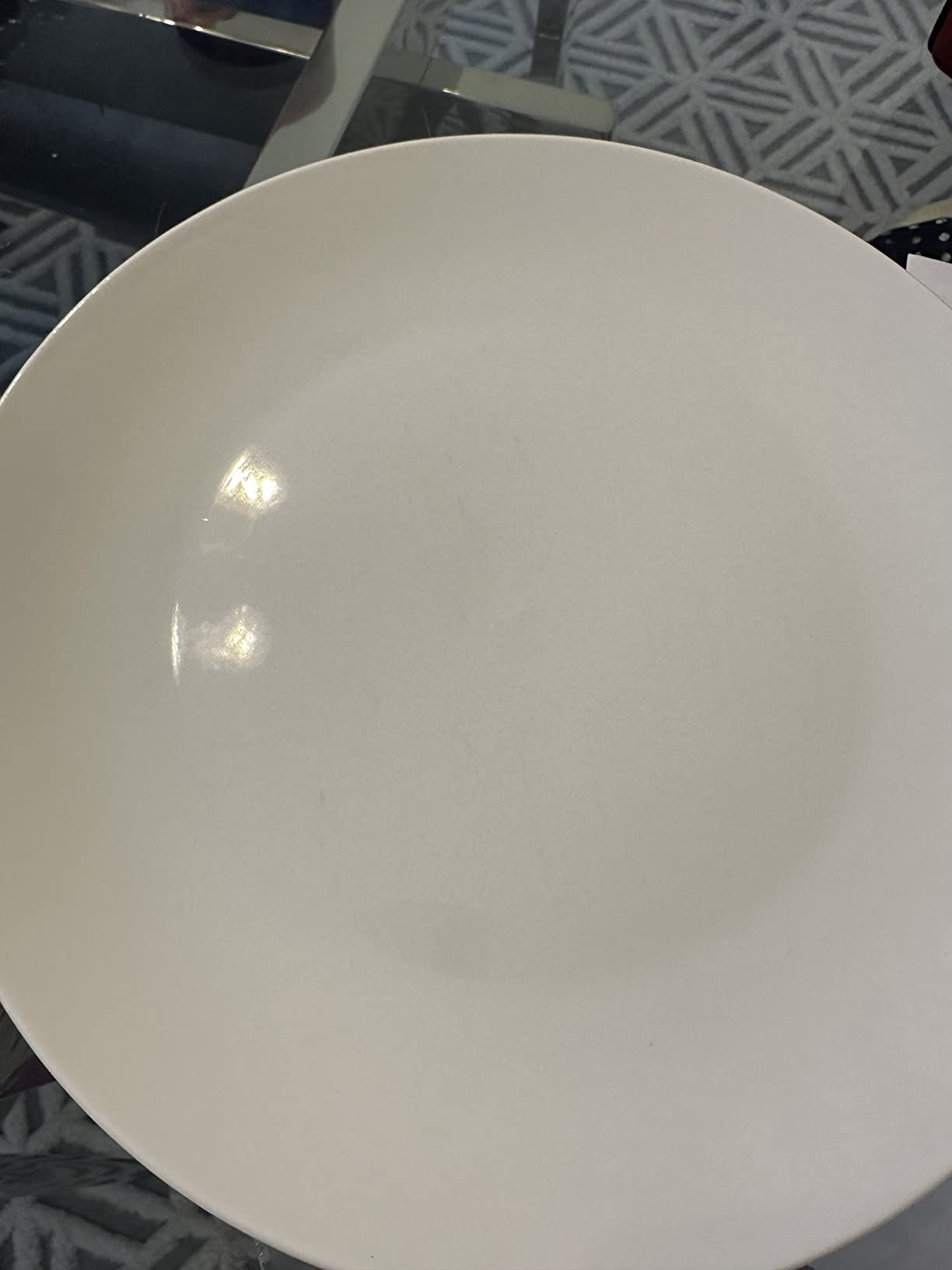 10 Strawberry Street Simply Square 16 Piece Dinnerware Set, Porcelain, White customer photo 2