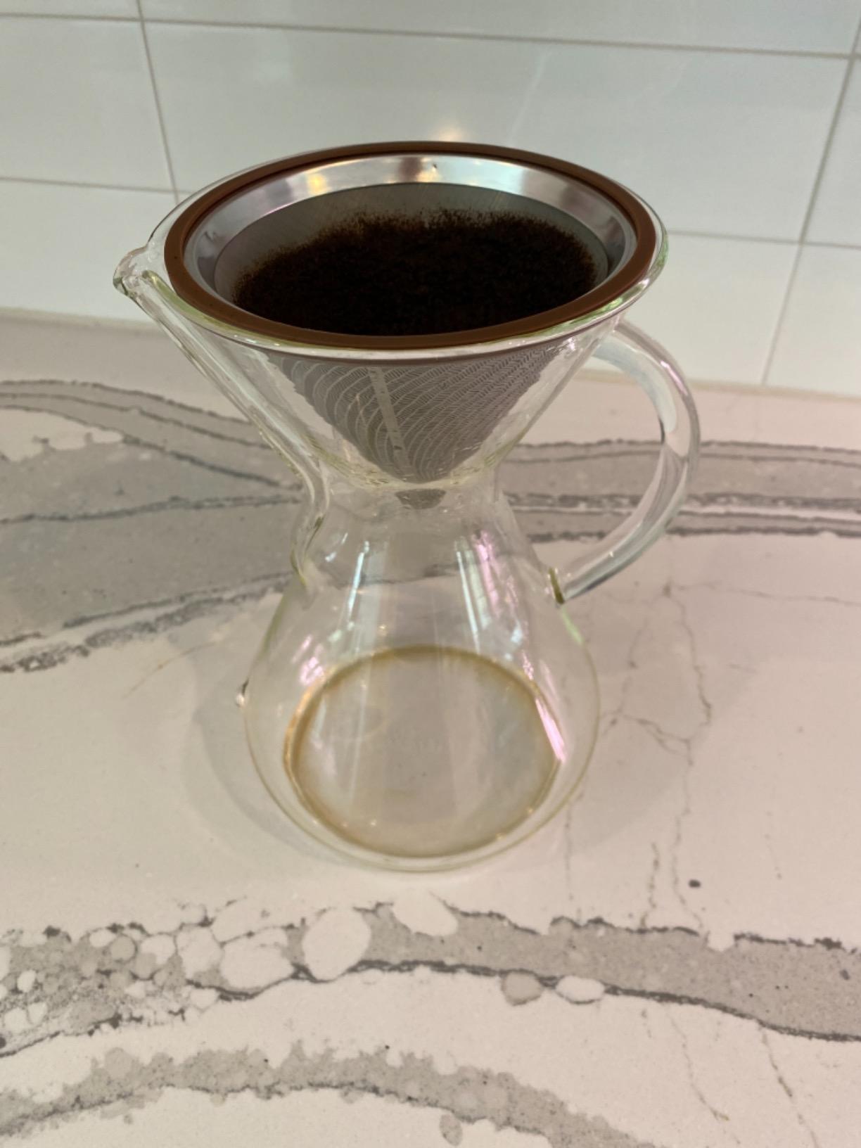Chemex Pour-Over Glass Coffeemaker - Glass Handle Series - 8-Cup - Exclusive Packaging customer photo 1