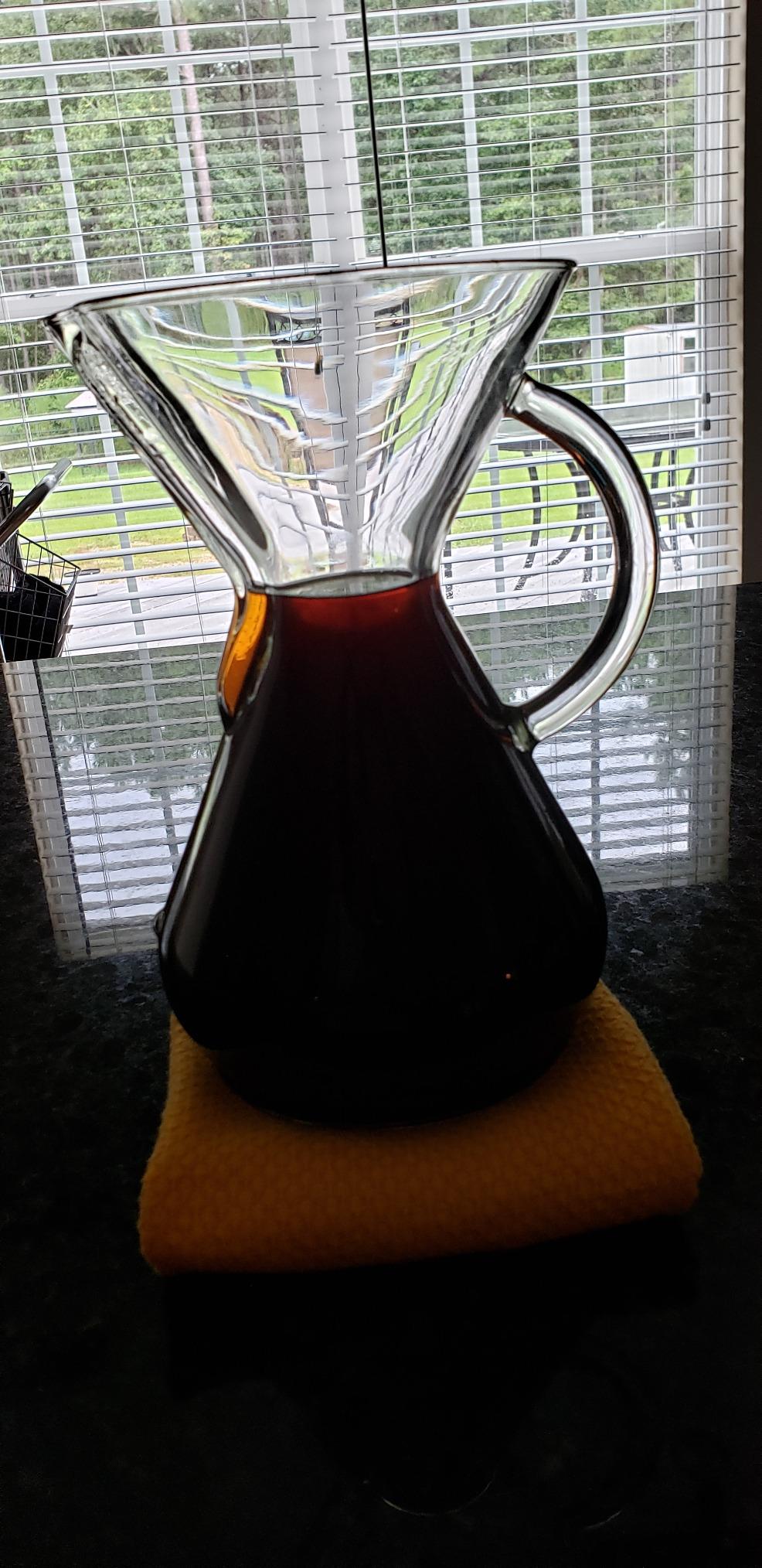 Chemex Pour-Over Glass Coffeemaker - Glass Handle Series - 8-Cup - Exclusive Packaging customer photo 2
