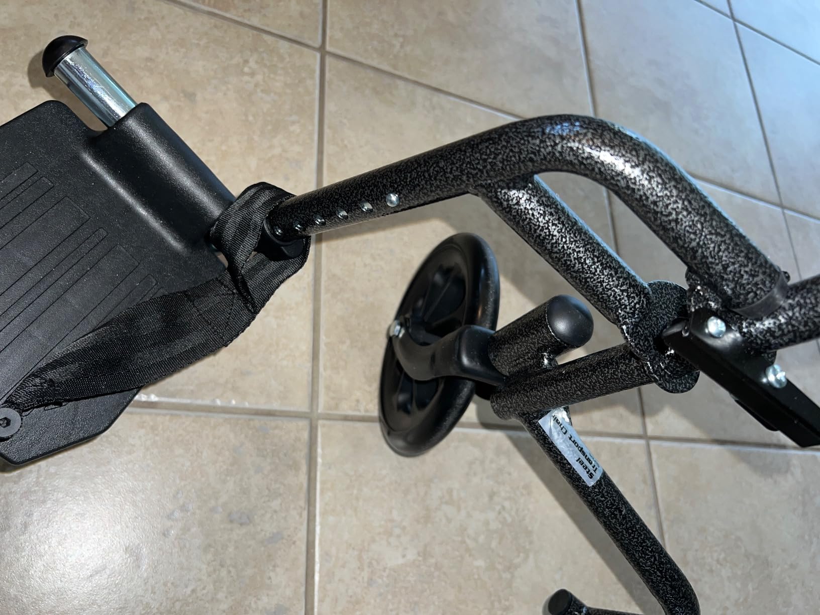 Drive Medical Folding Transport Wheelchair, Swing-Away Footrest, Silver | Lightweight Transport Wheelchair Folds for Easy Storage and Travel with Swing-Away Footrest for Simple Transfers customer photo 1