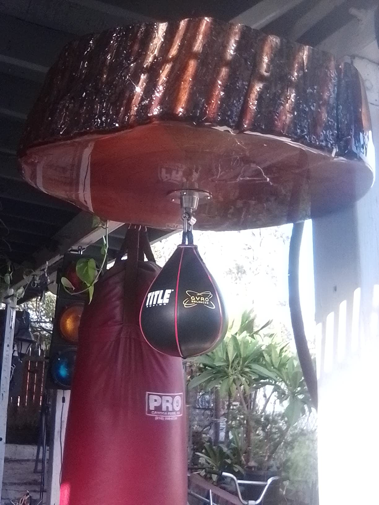 TITLE Boxing Gyro Balanced Leather Speed Bag customer photo 1