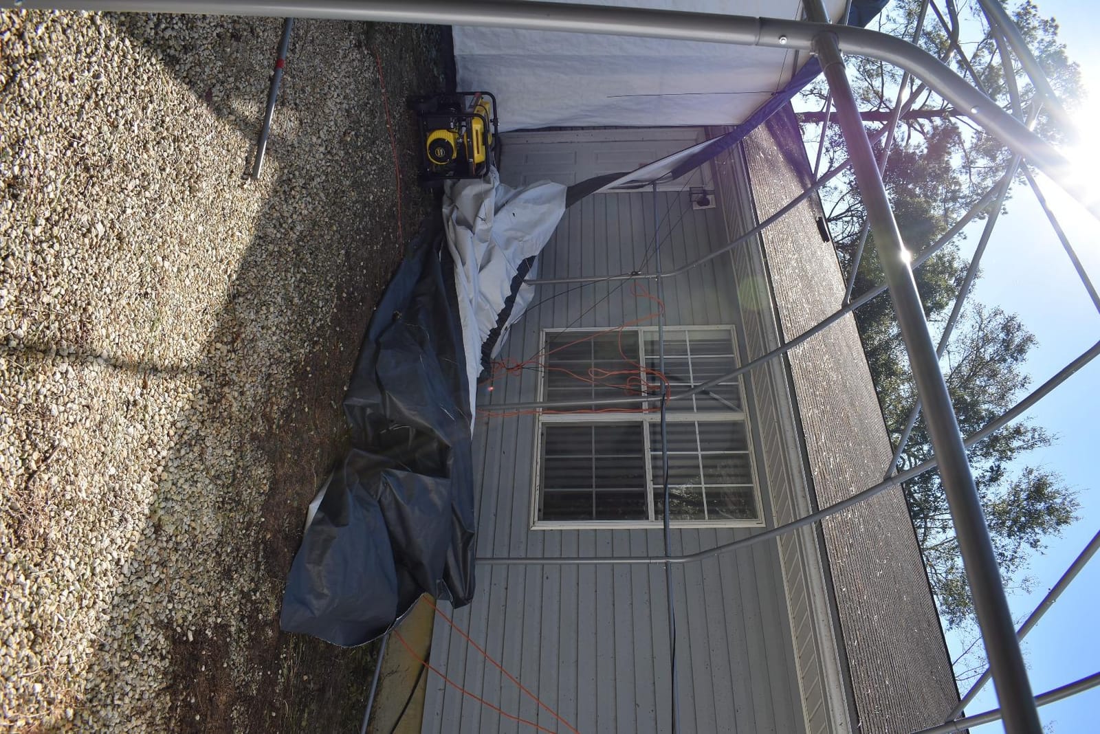 ShelterLogic Garage-in-a-Box Portable Outdoor Garage for SUV and Full-Size Trucks, All-Season Car Canopy Carport with Alpine Style Roof, 13' x 20' x 12', Gray customer photo 1