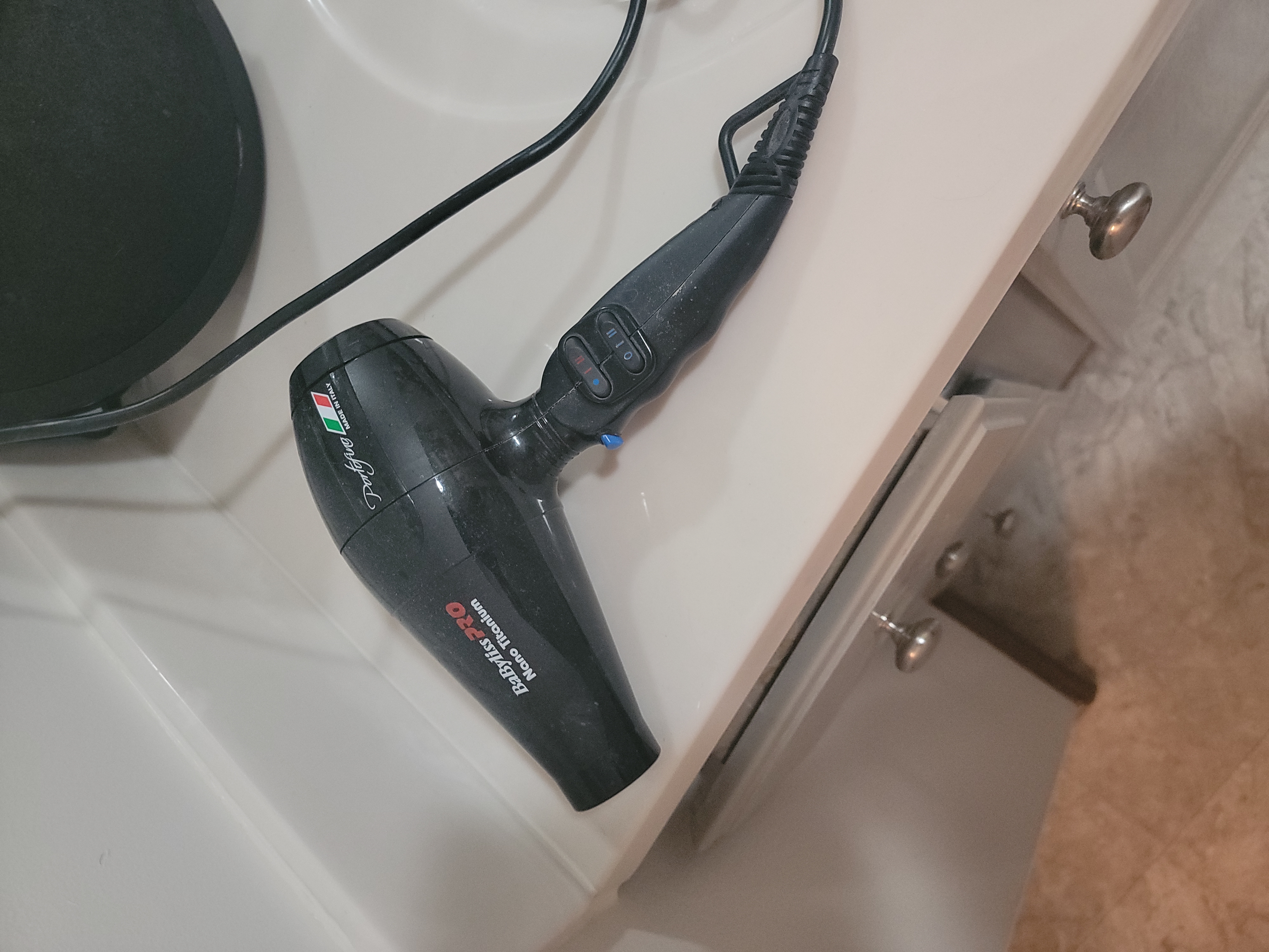 BaBylissPRO Nano Titanium Italian Portofino Hair Dryer - Professional 2000 Watt Blow Dryer customer photo 2