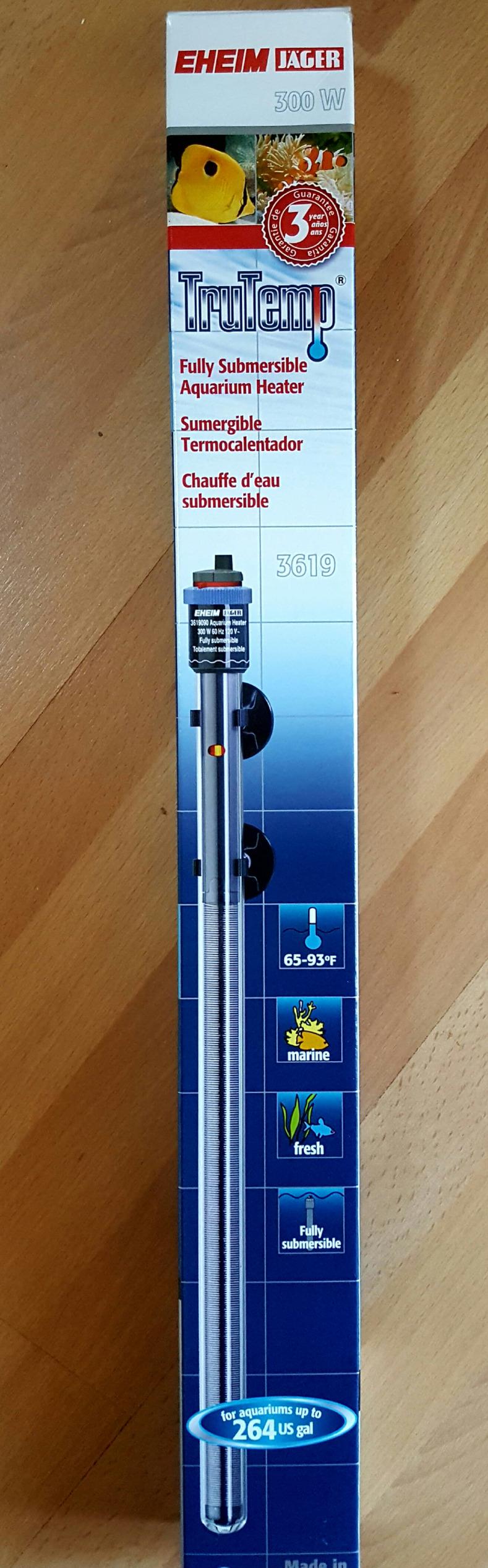 Eheim 3619090 Jager Aquarium Thermostat Heater 300W, Black customer photo 2