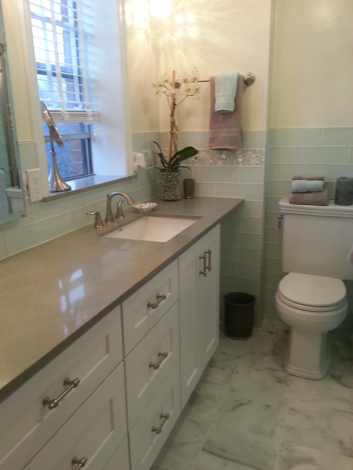 Tenedos Bianco Carrara 12x12 Polished Marble Tile, Italian White Carrera Stone customer photo 1