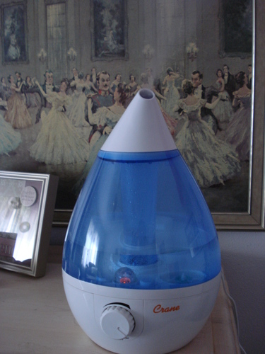 Crane Ultrasonic Cool Mist Humidifier for Bedroom, Baby Nursery, Kids Room, Plants, or Office, Large 1 Gallon Tank, Filter Optional, White customer photo 1