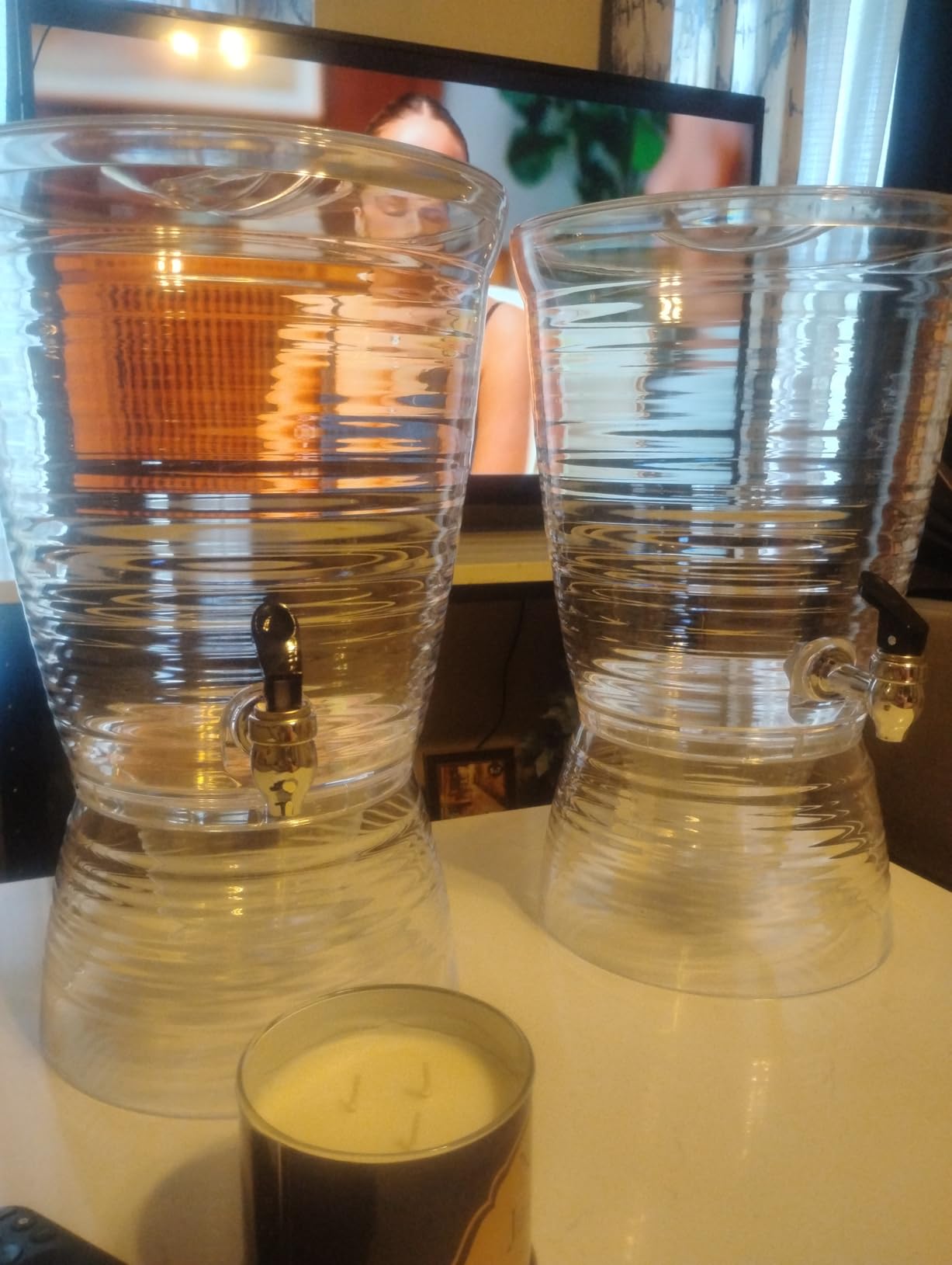 CreativeWare Bark Beverage Dispenser, 2.5 Gallon, Clear, (Pack of 1) customer photo 2