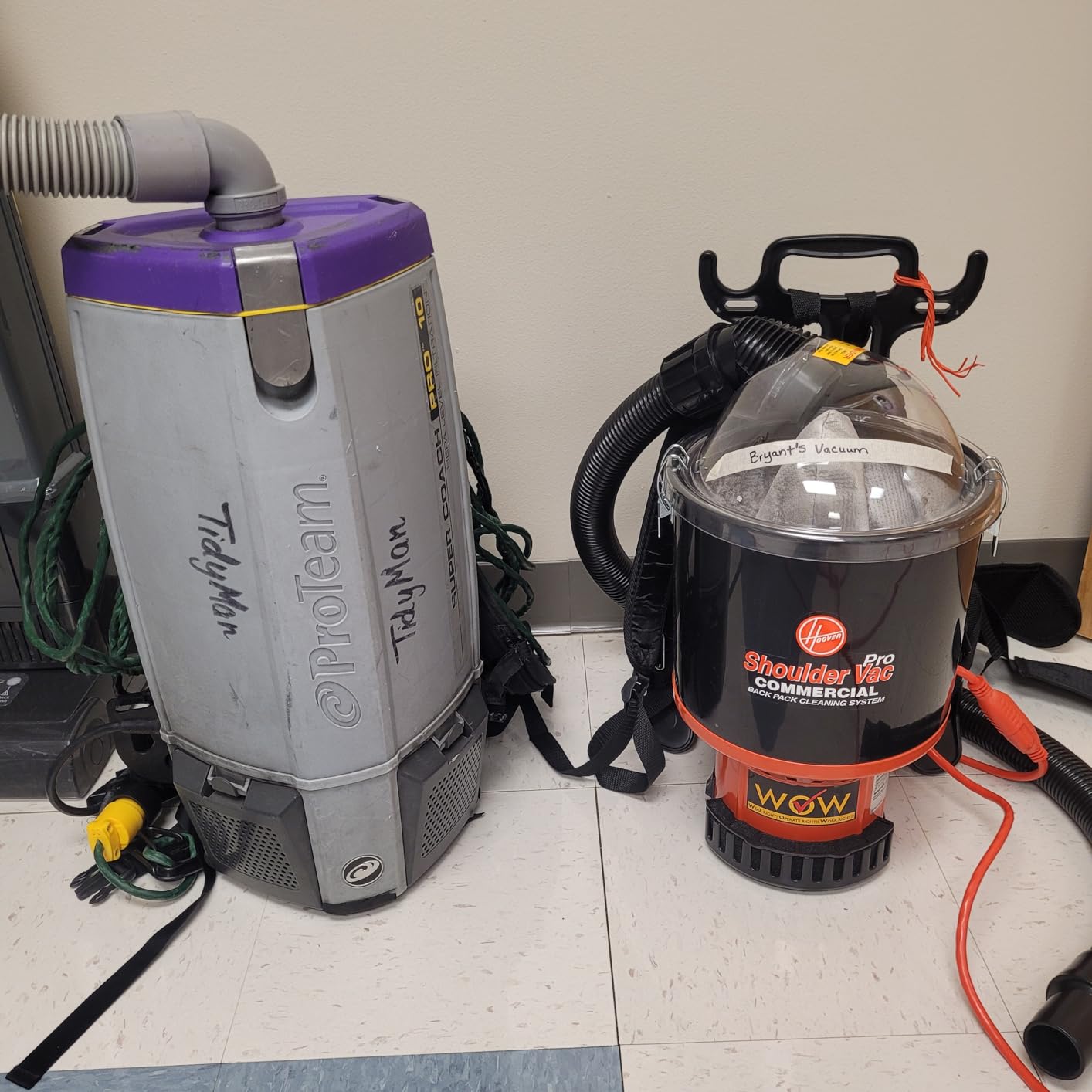 Hoover Commercial Shoulder Vac Pro Bagged Backpack Vacuum Cleaner customer photo 2