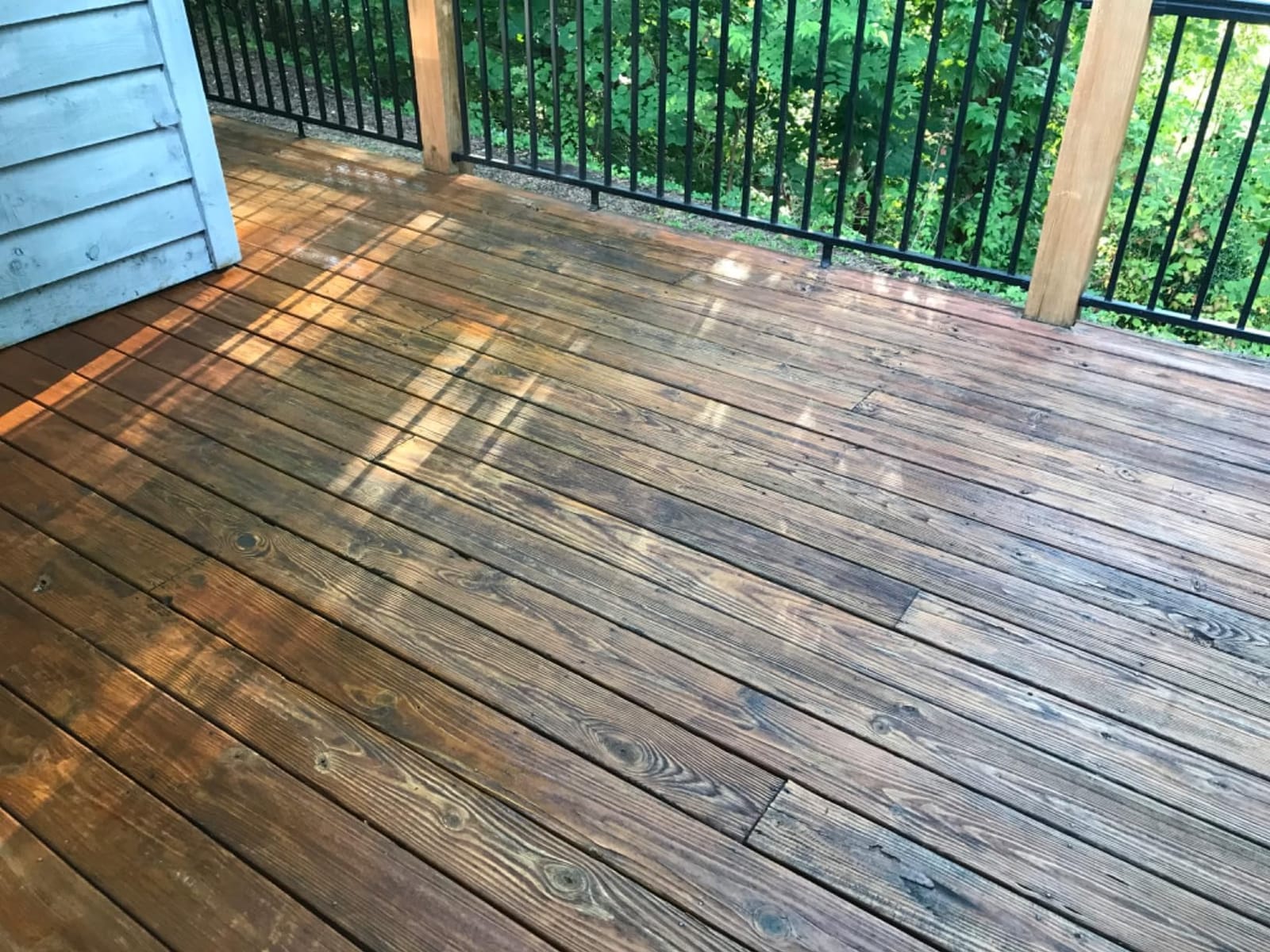DEFY Extreme Wood Stain and Sealer in One, 1 Gallon Semi-Transparent, Cedar Tone customer photo 1