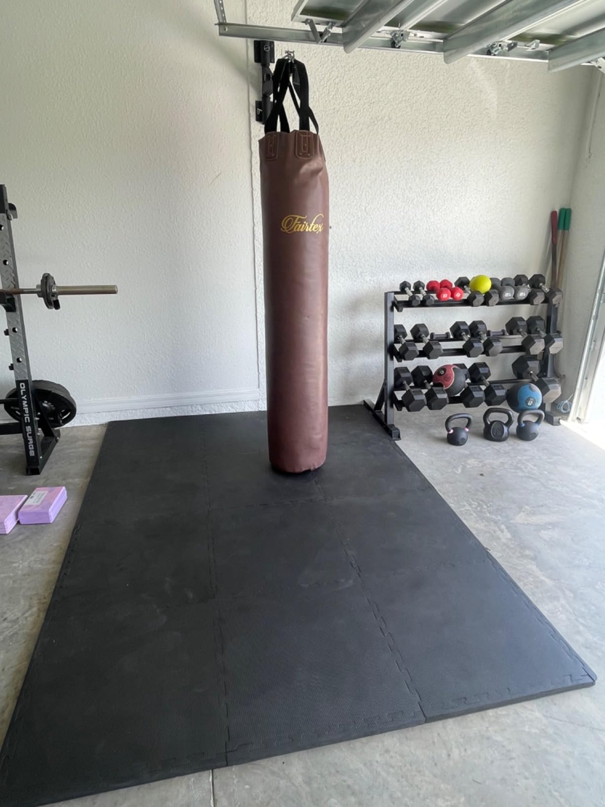 Fairtex HB6 6 Ft. Banana Bag Punching Bag for Muay Thai, Boxing, Kickboxing, MMA - 14.17