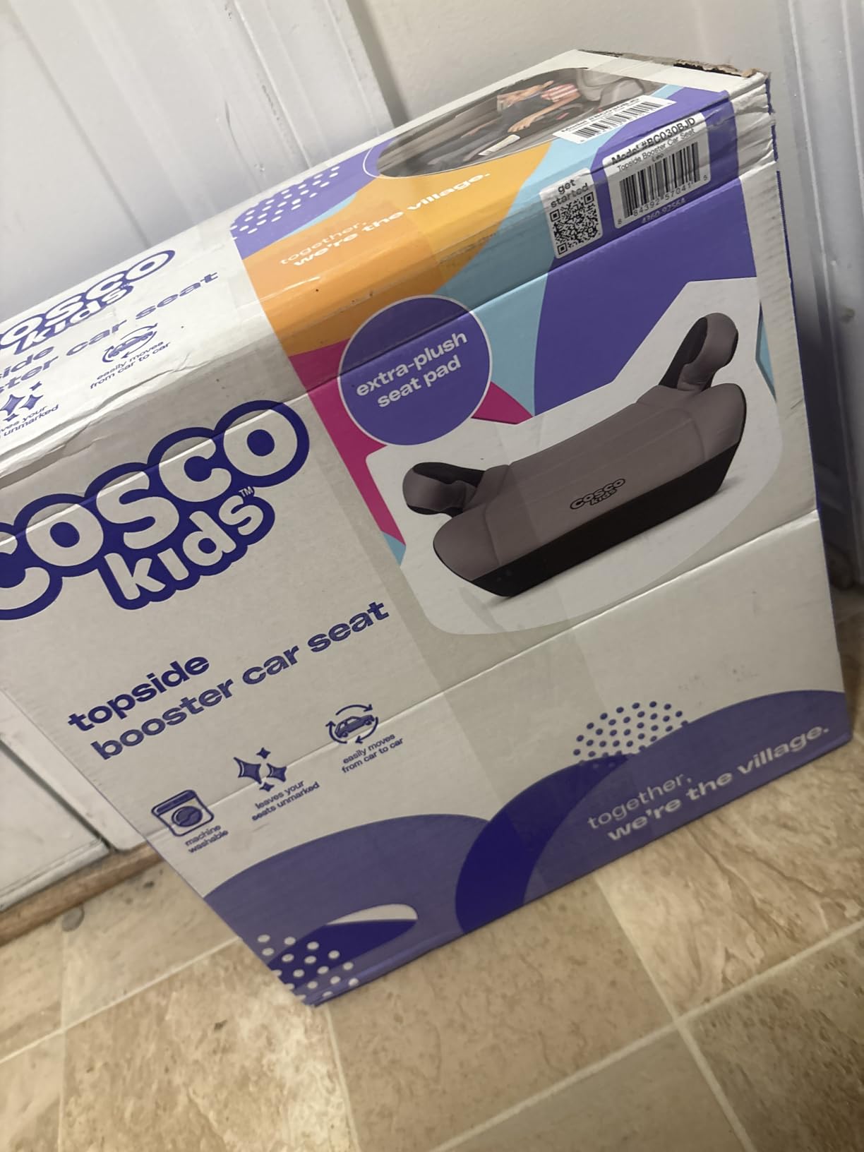 Cosco Topside Backless Booster Car Seat, Lightweight Booster Seats for Cars 40-100 lbs customer photo 1