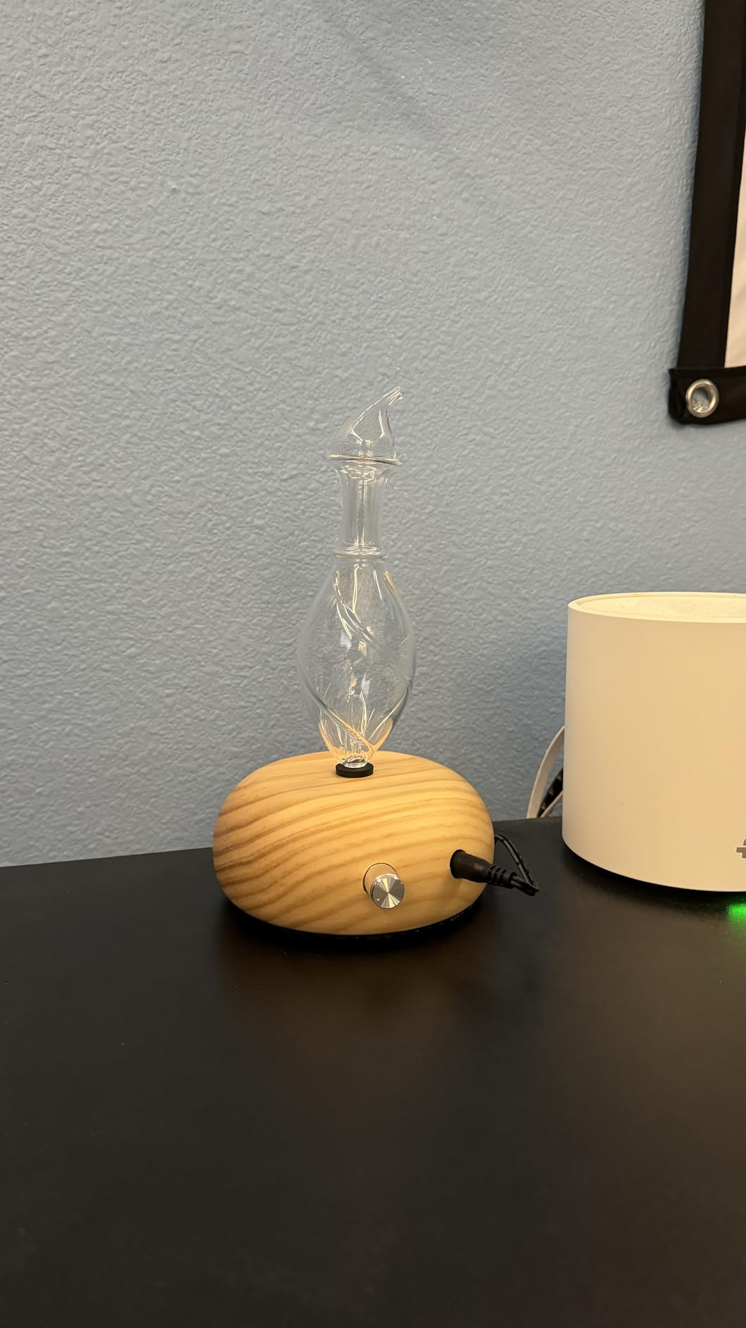 ArOmis Premium Glass Essential Oils Nebulizer - Waterless Diffuser for Aromatherapy - Handmade Oil Diffuser, Wooden Base, No Plastic, No Heat, No Battery, No LEDs - Orbis Lux Vitis customer photo 1
