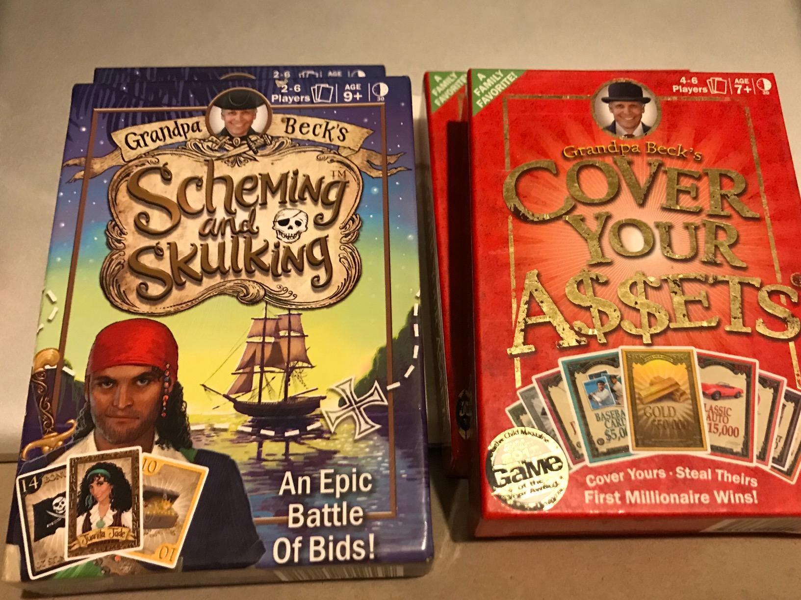 Grandpa Beck's Games Cover Your Assets Set Collection Card Game | Steal, defend, and grow valuable collections customer photo 1