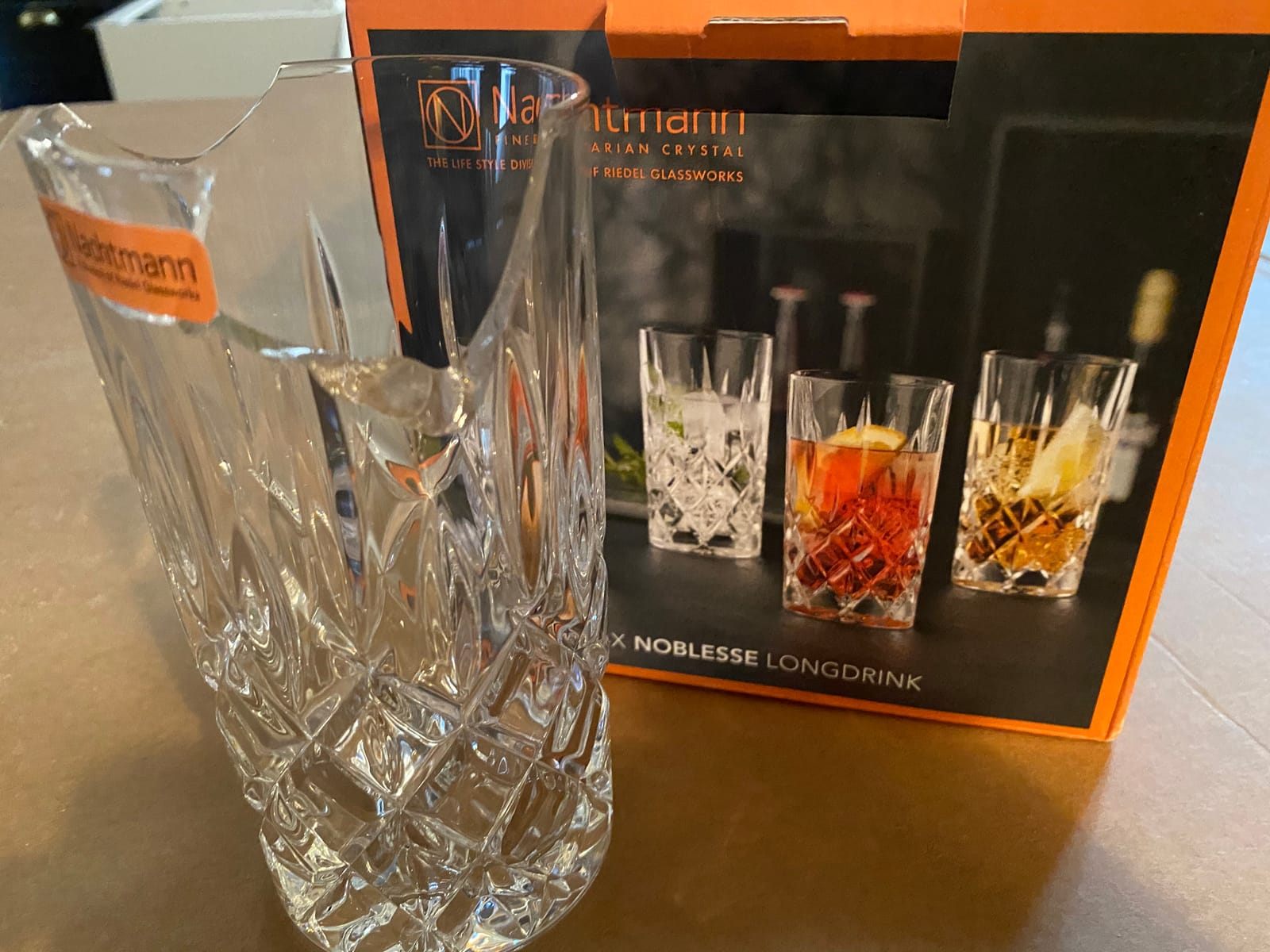 Nachtmann Noblesse 13 oz Long Drink Highball Glasses, Set of 4 customer photo 1
