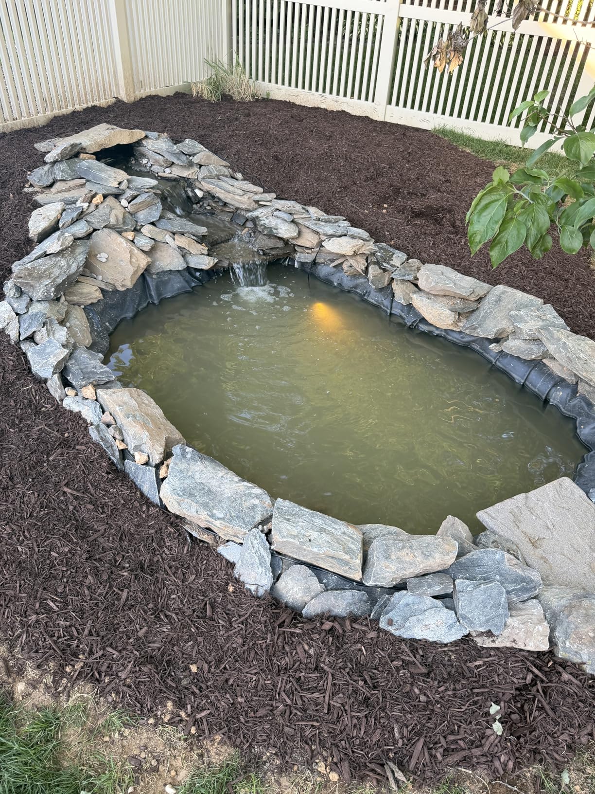 Simply Ponds 2100 GPH Water Garden Koi Pond Kit 10 x 15 Ft EPDM Liner | Custom water feature, 16