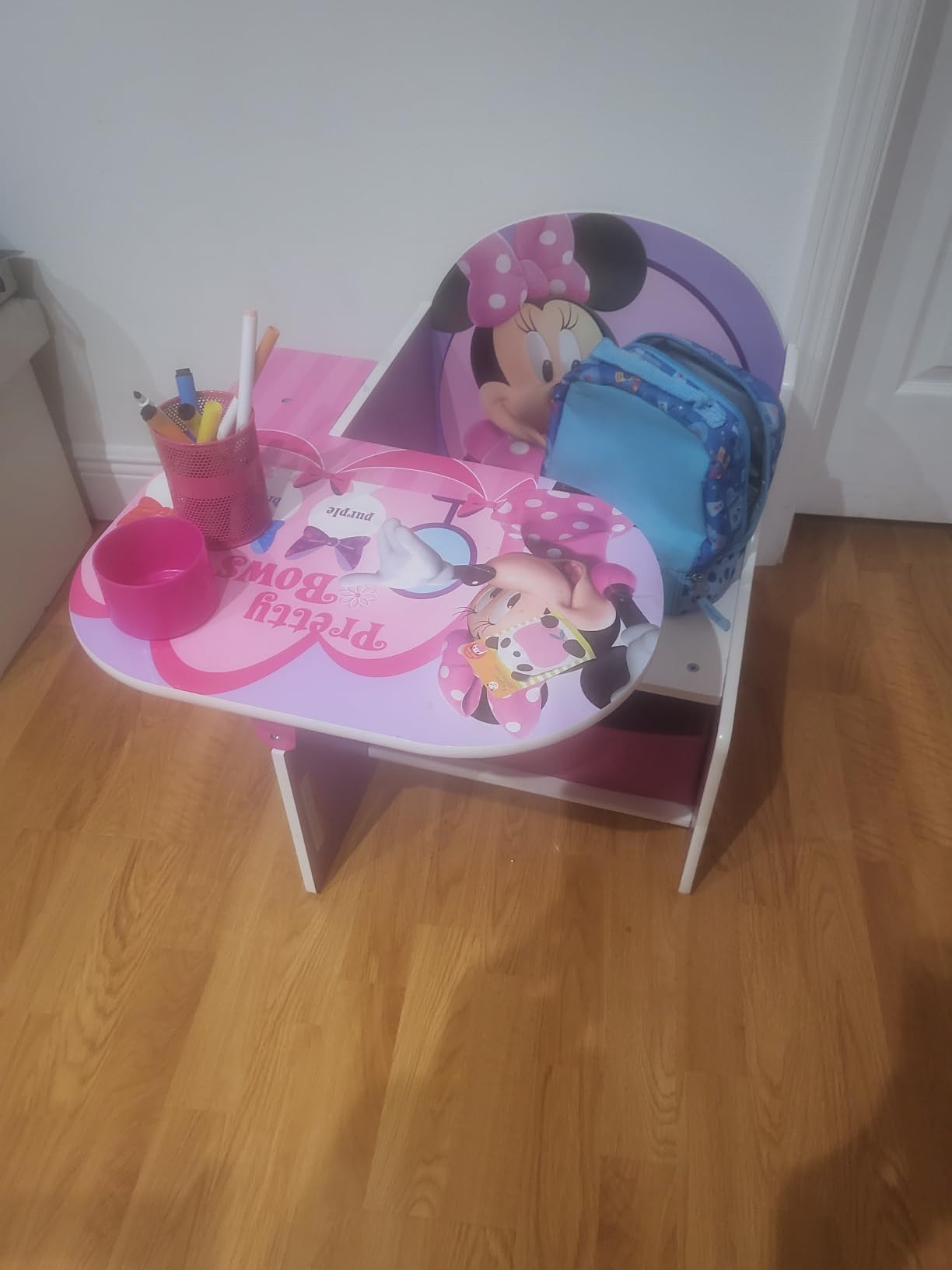 Delta Children Chair Desk With Storage Bin, Disney Minnie Mouse customer photo 1