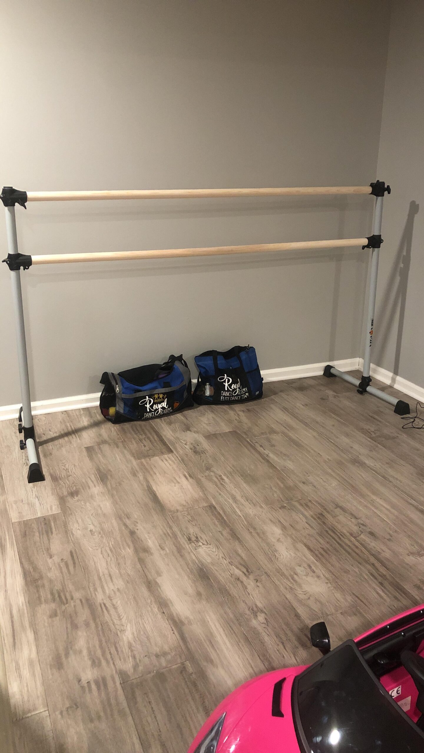VITA Barre Portable Freestanding Double Ballet Barre, Prodigy, Wood | Adjustable Height, USA Made, Home or Gym Exercise Equipment for Kids & Adults | Dance, Fitness, Pilates customer photo 2