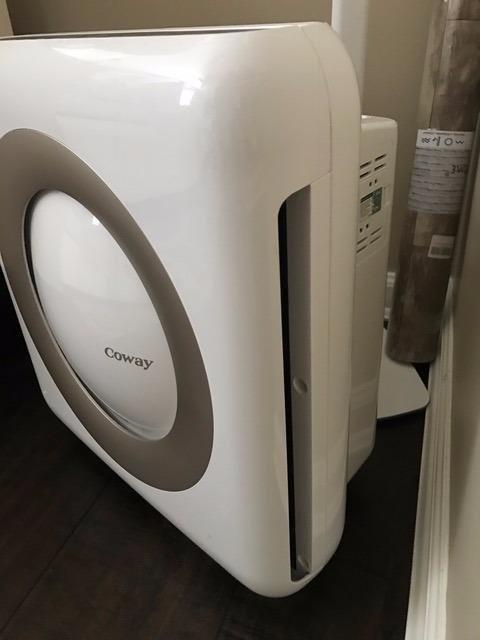 COWAY Air Purifier for Home Up to 1,748ft², HEPA Filter for Smoke, Allergies, Pet Dander, Odor, Air Quality Monitor, Auto&Eco Mode, Timer, Filter Indicator, 3yr Warranty, Mighty AP-1512HH, Black customer photo 2