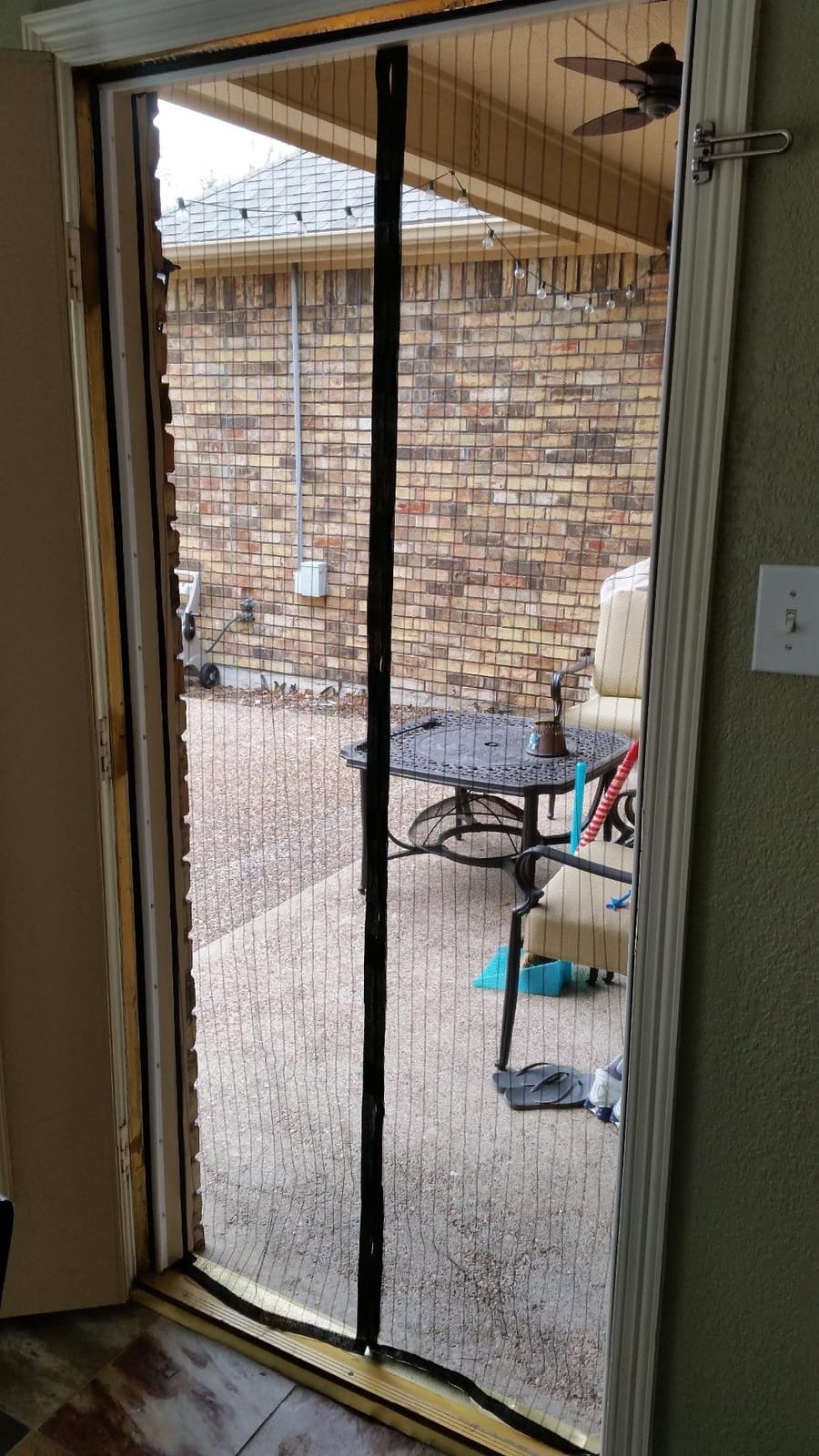 Total Vision Butterfly Pattern - Quick Install Mesh Magnetic Screen 40