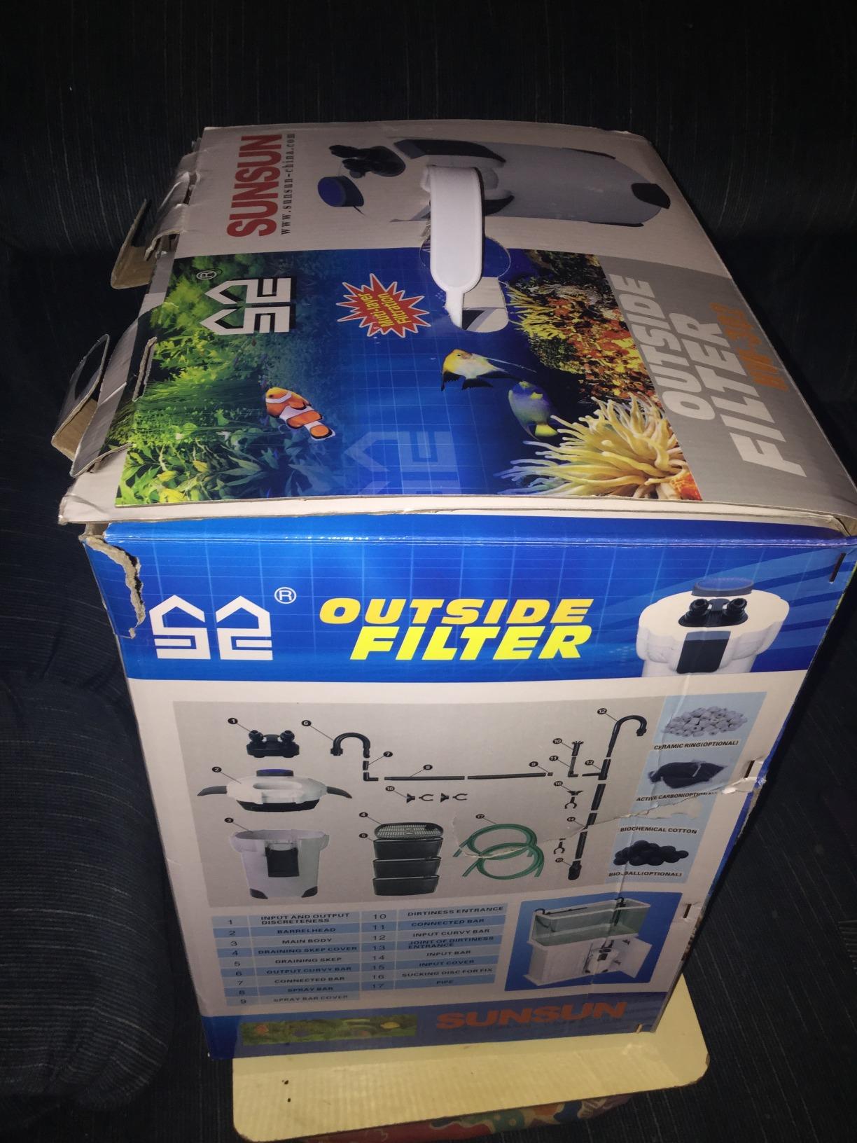 SunSun HW-302 3-Stage External Canister Aquarium Filter 264GPH customer photo 1