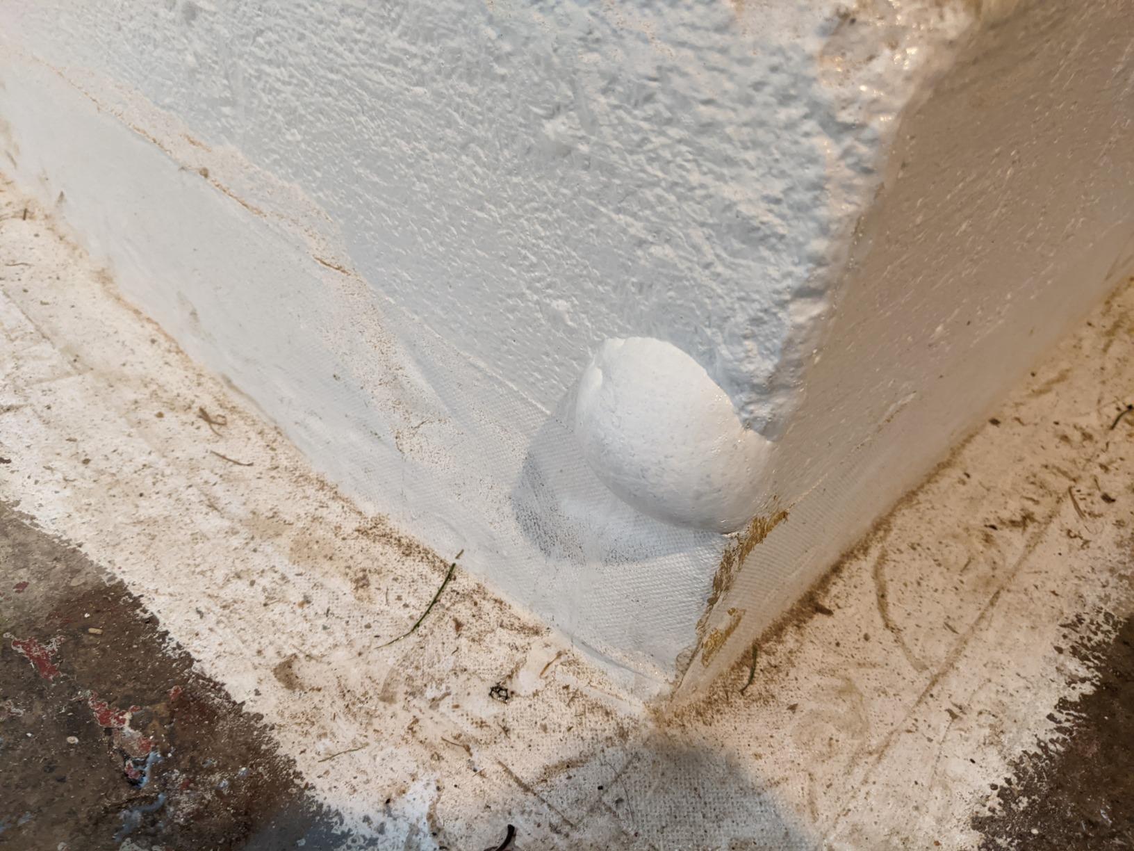 Ames Block & Wall Liquid Rubber Waterproofer Multi-Purpose Coating & Sealant - 1 Gallon - Perfect for Basements and Foundations - White customer photo 1
