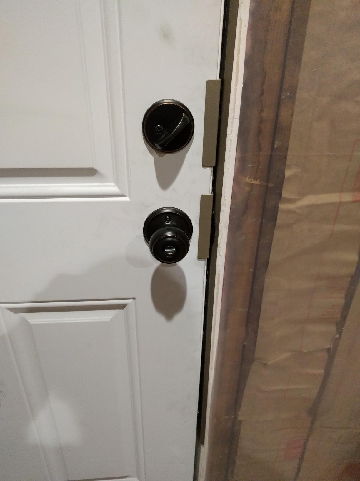 Door Armor MAX 5 Piece Door Reinforcement Kit, Anti Kick in Door Security | Door Jamb, Frame & Hinge Reinforcement, Heavy Duty Steel Door Protection, Made In USA customer photo 1