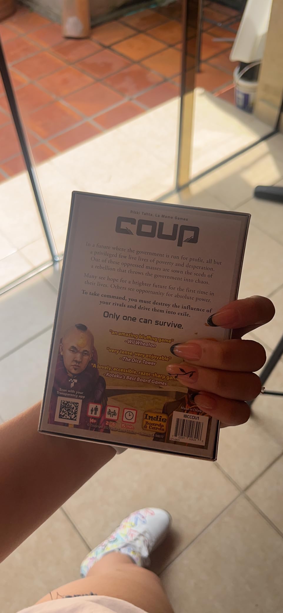 Indie Boards & Cards Coup Card Game | Fast Bluffing and Social Deduction Strategy, Hidden Roles, Deception, and Player Interaction customer photo 1