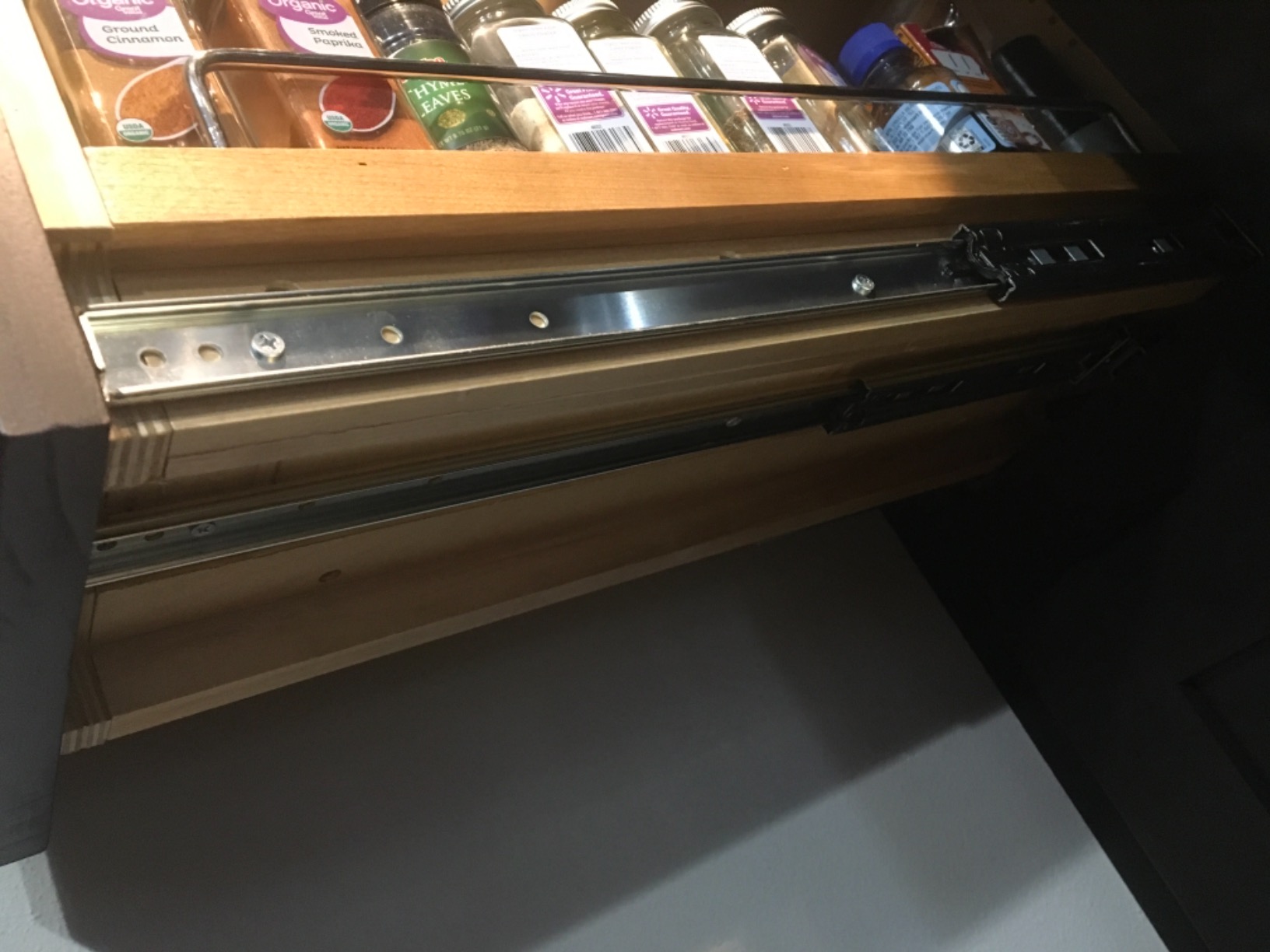 Rev-A-Shelf Pullout Kitchen Cabinet Organizer, Min Cabinet Opening 7