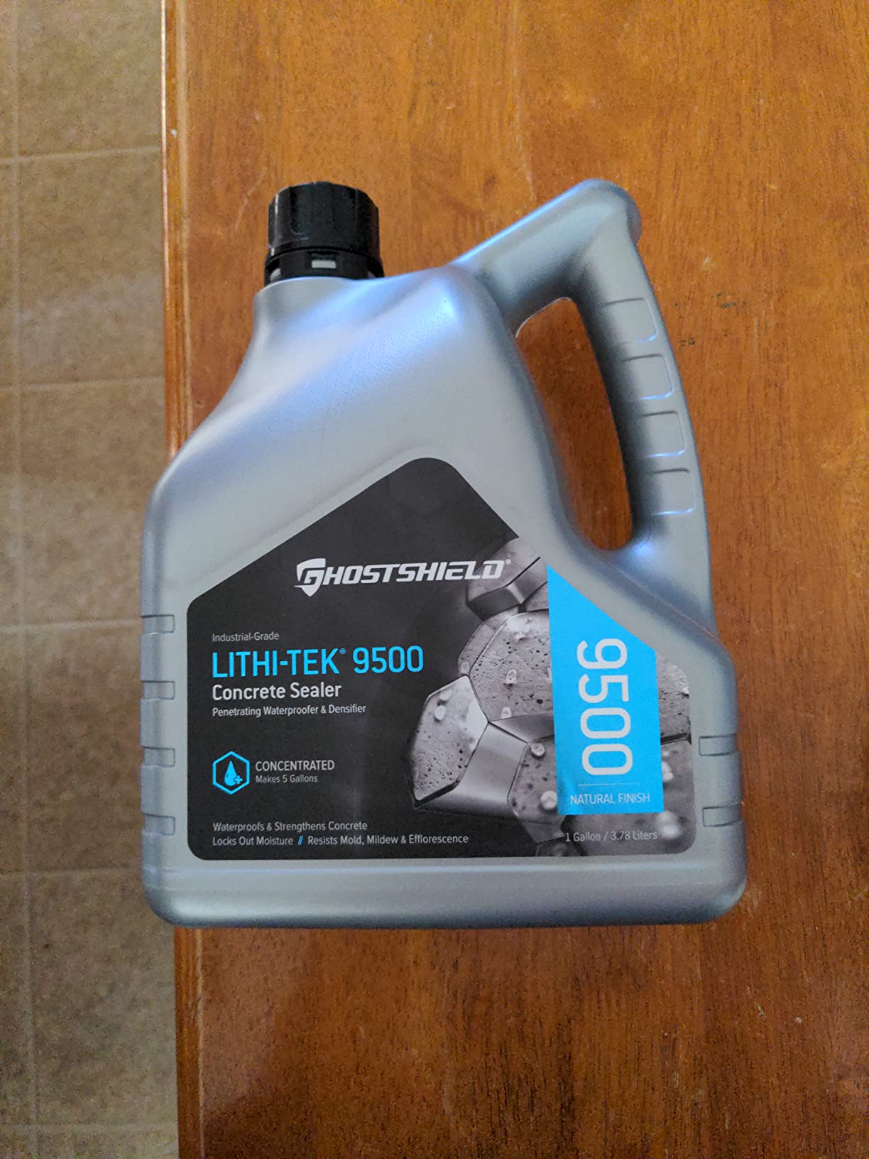 Lithi-Tek 9500 Ultra Concentrate - 1 Gallon (Makes 5 GALLONS) Penetrating Concrete Sealer, Waterproofer Plus Densifier customer photo 2