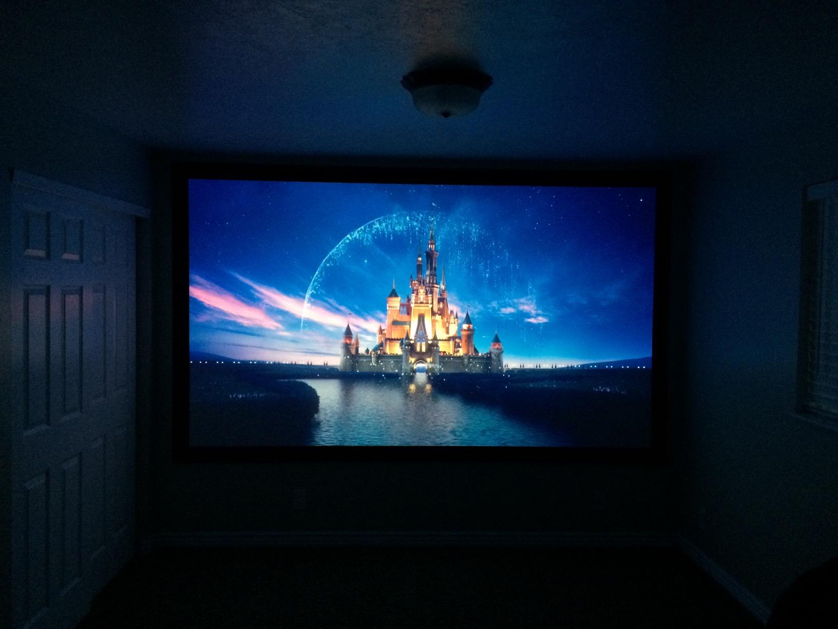 Elite Screens Designer Cut Series, 135-inch 16:9, 8K / 4K Ultra HD Moiré Free Acoustically Sound Transparent Perforated Weave DIY Raw Cloth Projector Screen Material, ZRM-135HW-A1080P3 customer photo 2