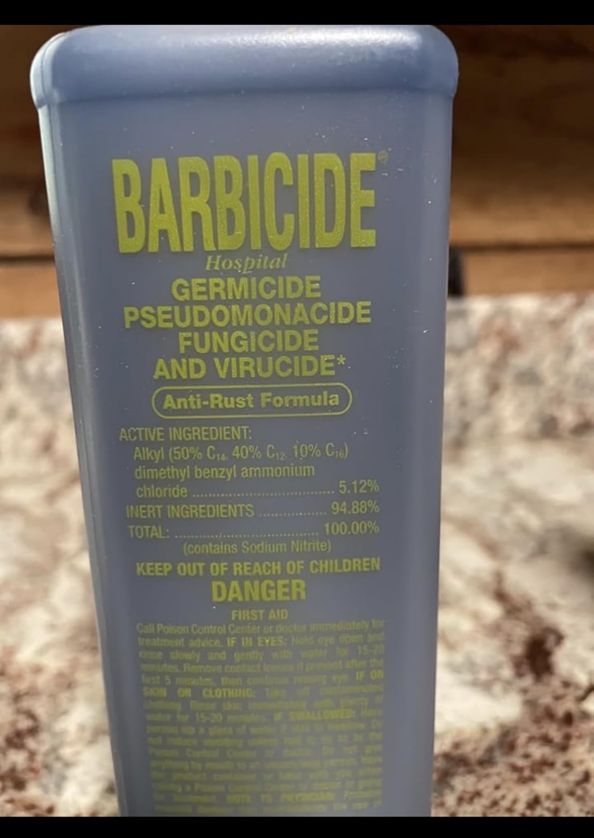 BARBICIDE Half Gallon Disinfectant Concentrate - 2 Pack | EPA-Registered, Hospital-Grade Germicide for Salons & Barbershops | Anti-Rust Solution for Shears, Combs & Professional Tools customer photo 2