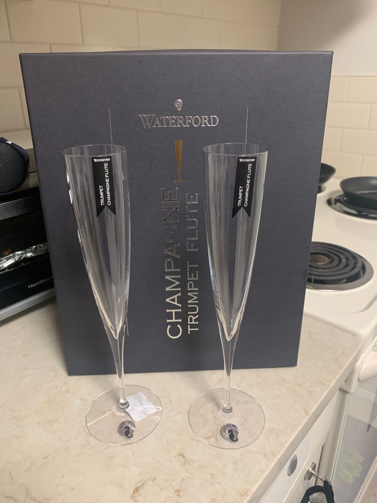 Waterford Elegance Trumpet Flute Pair customer photo 1