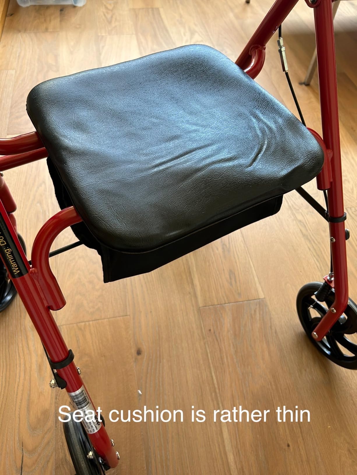 Drive Medical Rollator Walker with Seat, 7.5 Inch Wheels, Blue | Rollator Walker Offers Stable, Height Adjustable Mobility Support with Durable Steel Frame and Wheels customer photo 1
