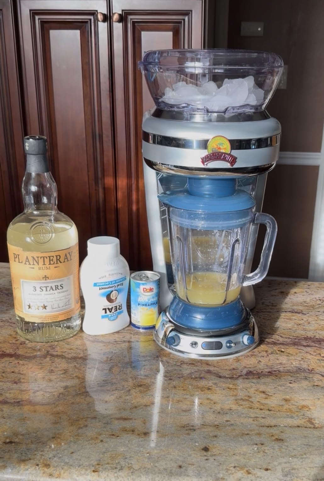Margaritaville Key West Frozen Concoction Maker with Easy Pour Jar and XL Ice Reservoir, 4 Programmed Drink Settings, Great for Entertaining and Parties | 4 Preprogrammed Settings, Xl Ice Reservoir Makes Up to 2.5 Pitchers, Easy-Pour Jar, Auto Shave and Blend customer photo 2
