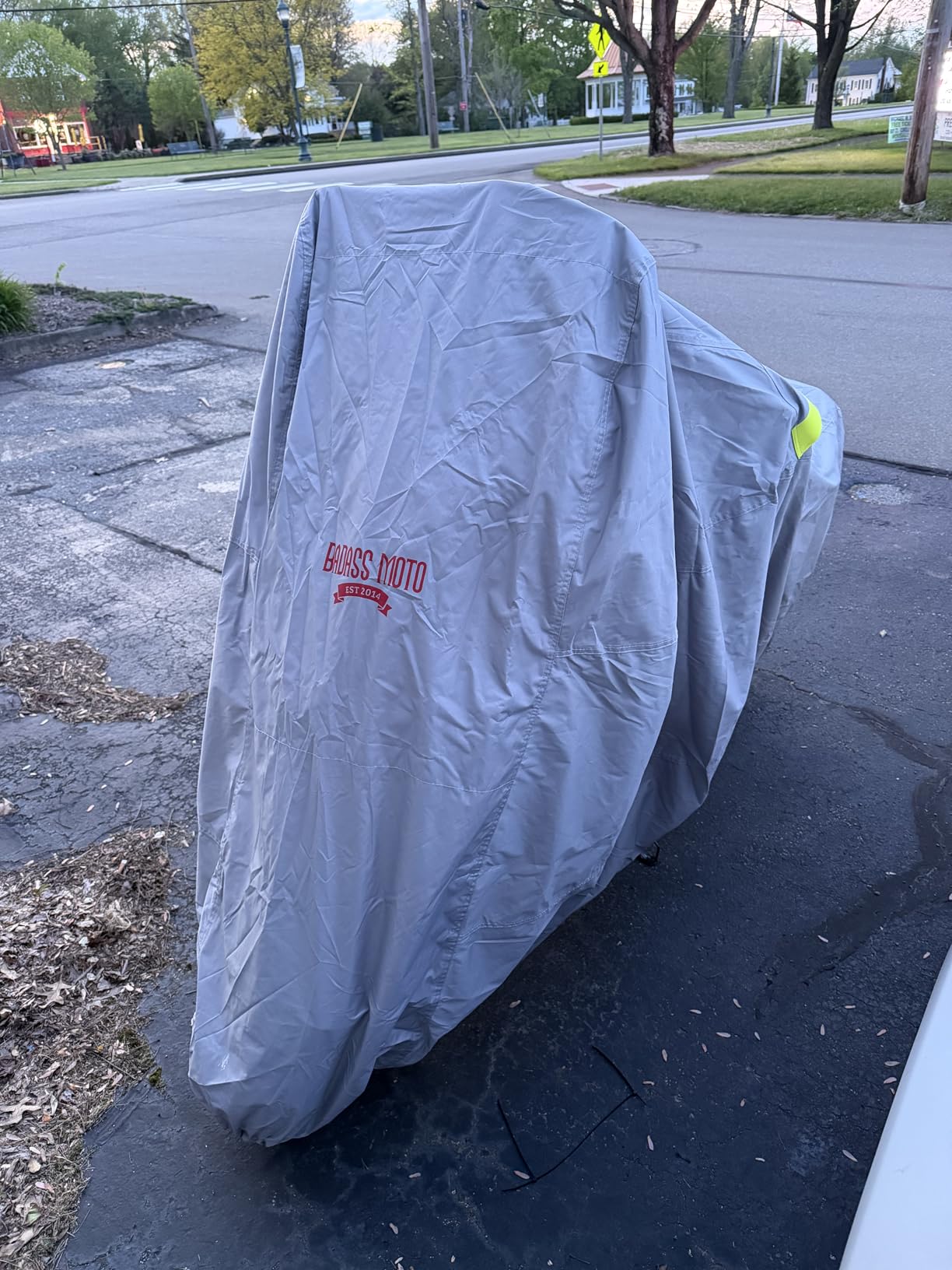 Badass Moto Waterproof Motorcycle Cover for Large Cruisers, Black L 97