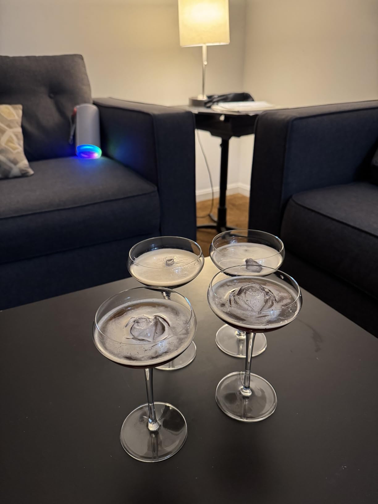 Libbey 3055 Perception Cocktail Coupe Glasses Set of 12, Elegant, Curvaceous Coupe Martini Glasses, 8.5 Oz Stemmed Champagne Coupe for Beverages customer photo 1
