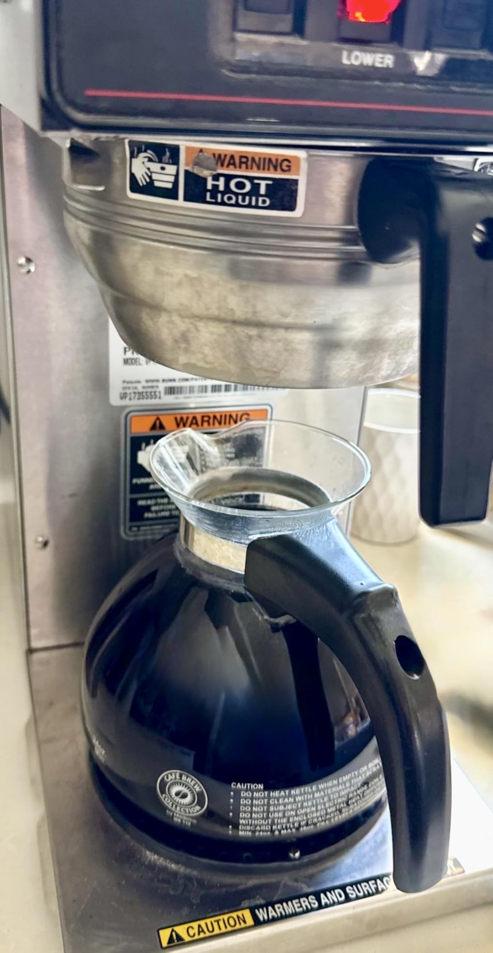 Cafe Brew Glass Tea Kettle, Whistling Stovetop, 12 Cup, BPA-Free | German borosilicate glass. Gas & electric stovetop safe. Heat resistant. Whistles at boil. 12-cup capacity. customer photo 1