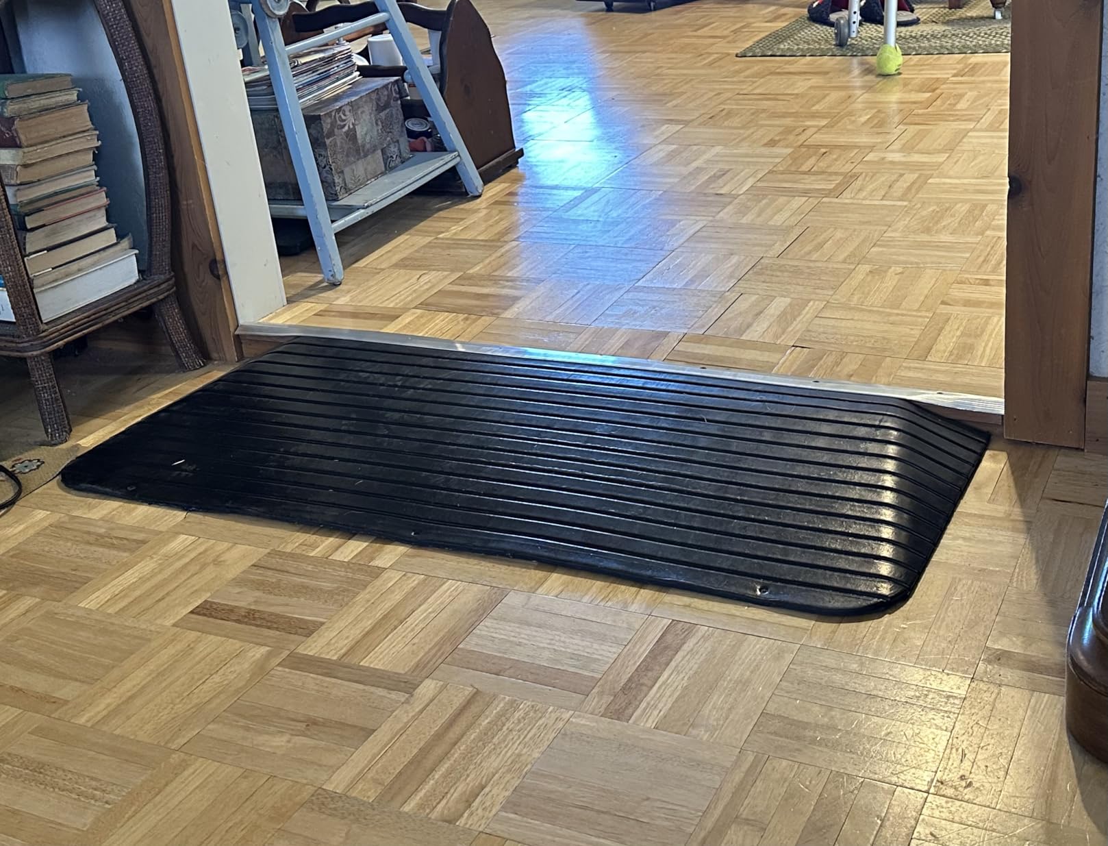 Doorway Threshold Ramp, Wheelchair Scooter, Rubber, 1.5
