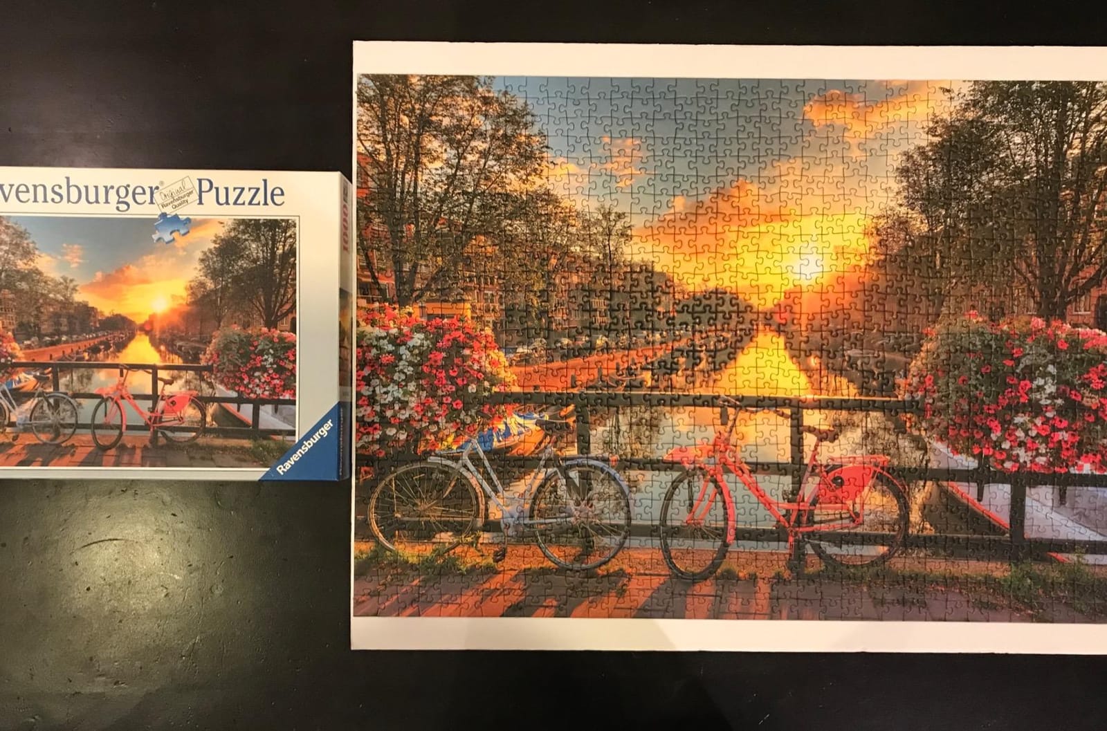 Ravensburger Bicycles in Amsterdam 1000 Piece Jigsaw Puzzle | Premium Quality | Unique Pieces | Softclick Technology | Ideal for Adults customer photo 1