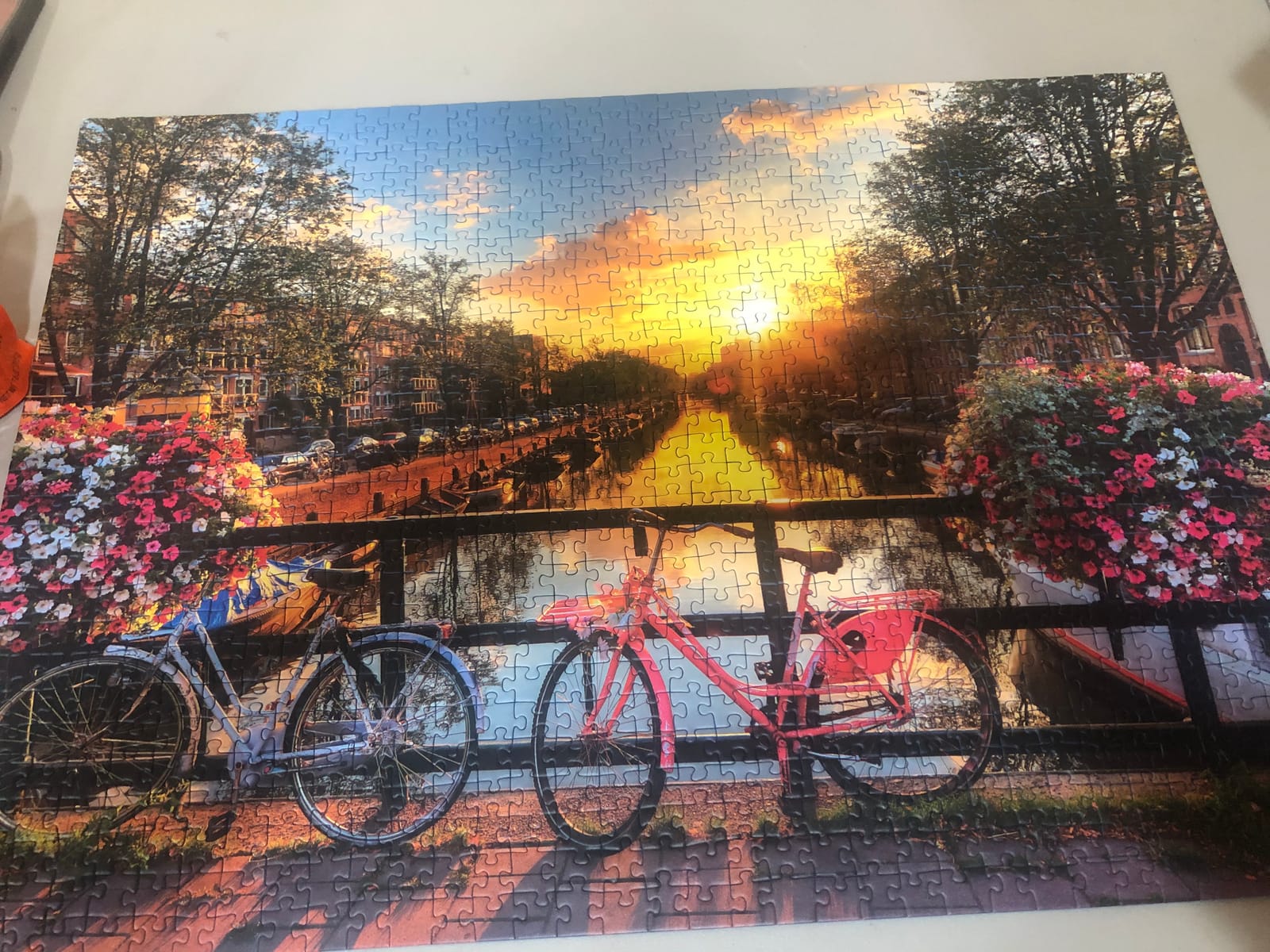Ravensburger Bicycles in Amsterdam 1000 Piece Jigsaw Puzzle | Premium Quality | Unique Pieces | Softclick Technology | Ideal for Adults customer photo 2