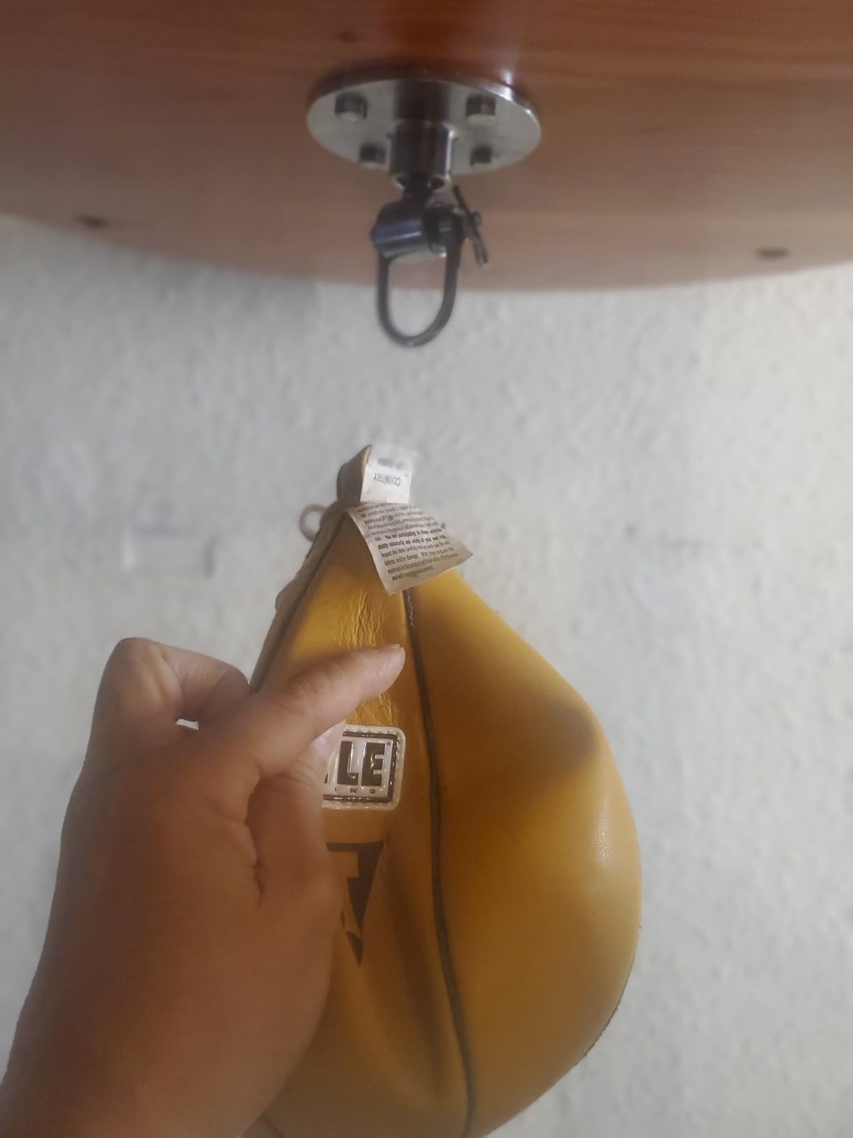 TITLE Boxing Super Speed Bag, Yellow, 5