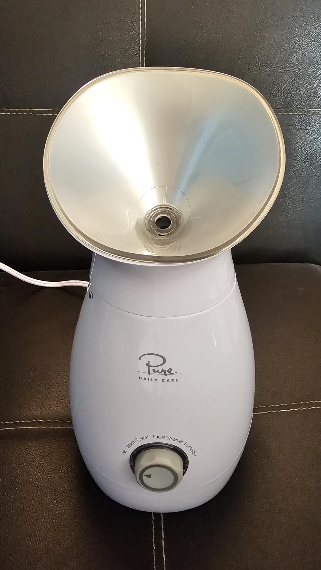 Pure Daily Care NanoSteamer Large 3-in-1 Nano Ionic Facial Steamer with Precise Temp Control - Humidifier - Unclogs Pores - Blackheads - Spa Quality - Bonus 5 Piece Stainless Steel Skin Kit (Teal) customer photo 1