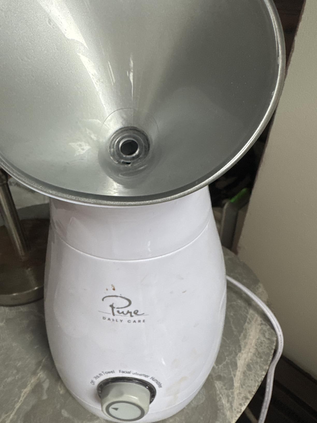 Pure Daily Care NanoSteamer Large 3-in-1 Nano Ionic Facial Steamer with Precise Temp Control - Humidifier - Unclogs Pores - Blackheads - Spa Quality - Bonus 5 Piece Stainless Steel Skin Kit (Teal) customer photo 2