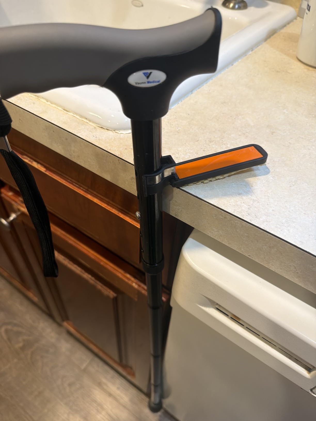 Ziggy - Walking Cane or Stick Holder with Reflective Flap for Improved Safety customer photo 1