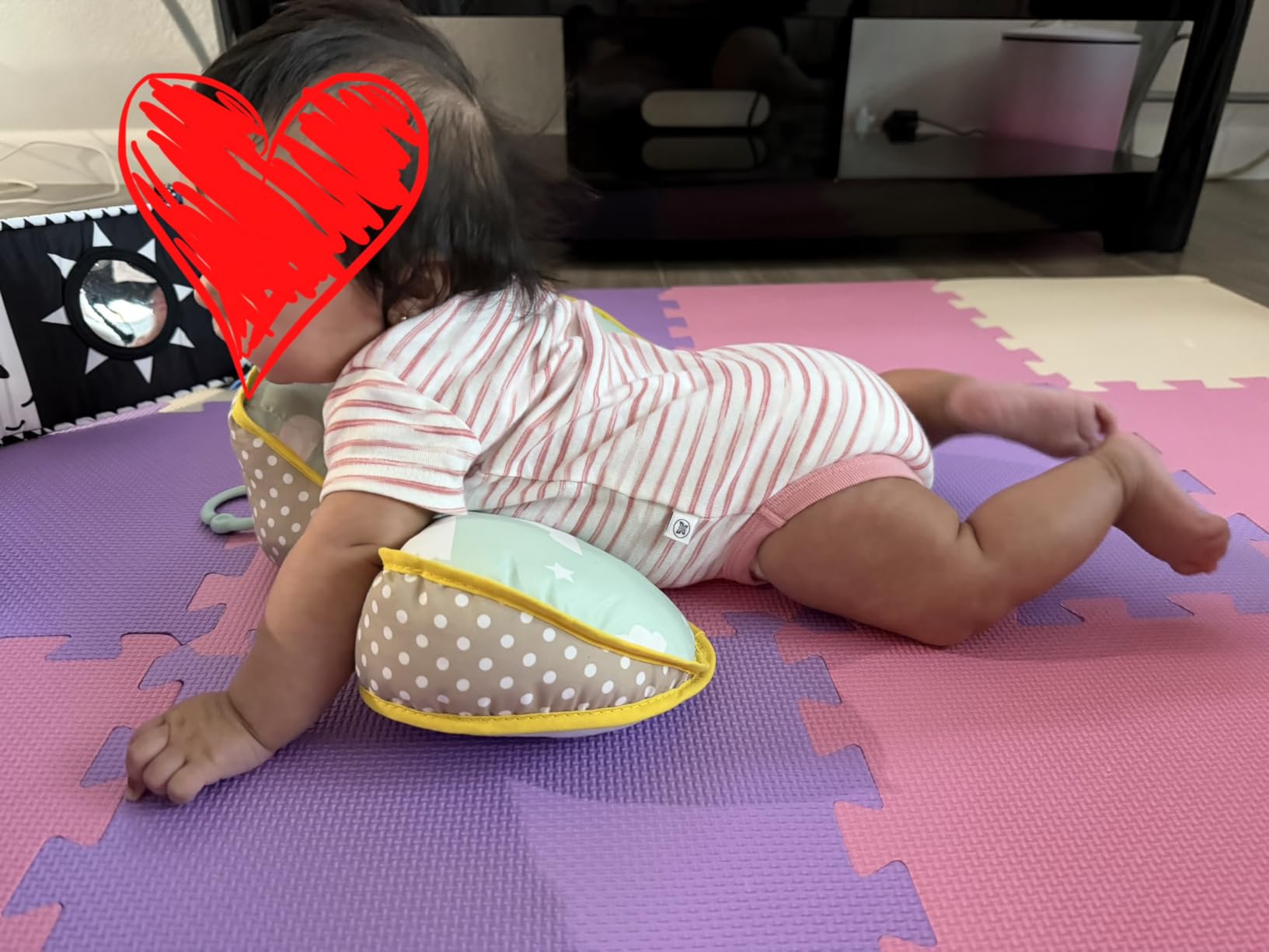 BalanceFrom Foam Floor Tiles for Kids - Non-Toxic Comfortable Baby Play Mat and Interlocking Foam Tiles for Crawling & Development, Soft Play Mat for Babies, 36 Tiles Cover 36 SQ SF customer photo 1