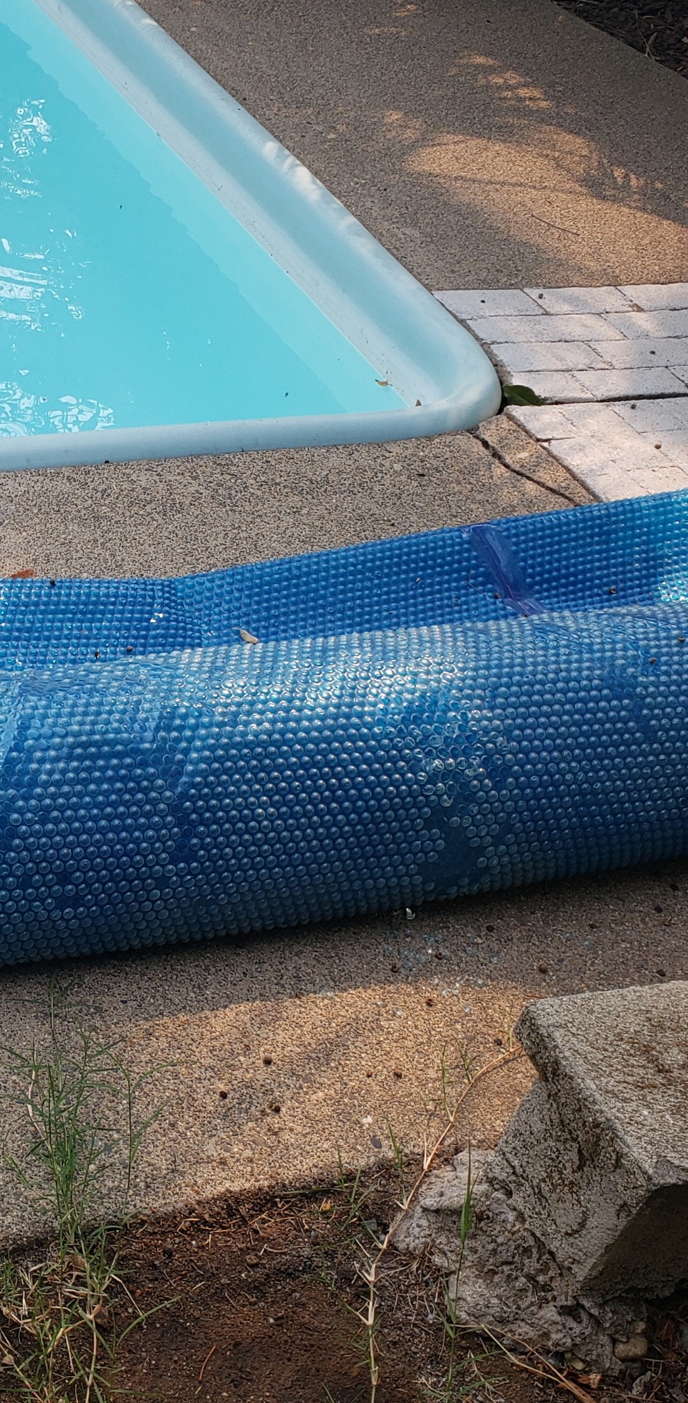 Sun2Solar Blue 8 ft x 8 ft Square Solar Cover | 16 Mil | Heat Retaining Blanket for Inground & Above Ground Swimming Pools & Spas | Sun's Energy Heats Pool | Bubble Heating Blankets | 1600 Series customer photo 2