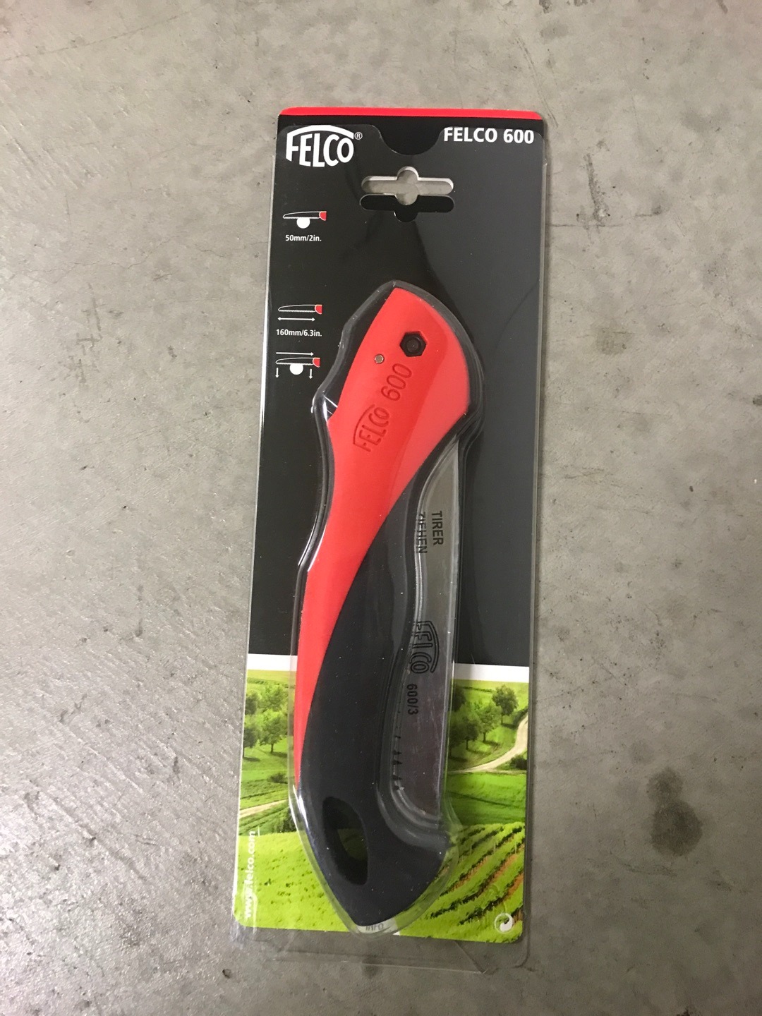 Felco F640 Pruning Saw - Full-Stroke Pull-Cut Saw with Chrome-Plated 10