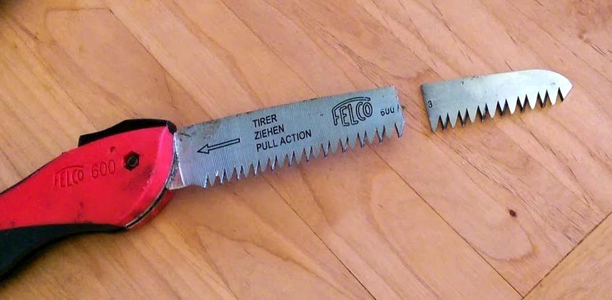 Felco F640 Pruning Saw - Full-Stroke Pull-Cut Saw with Chrome-Plated 10